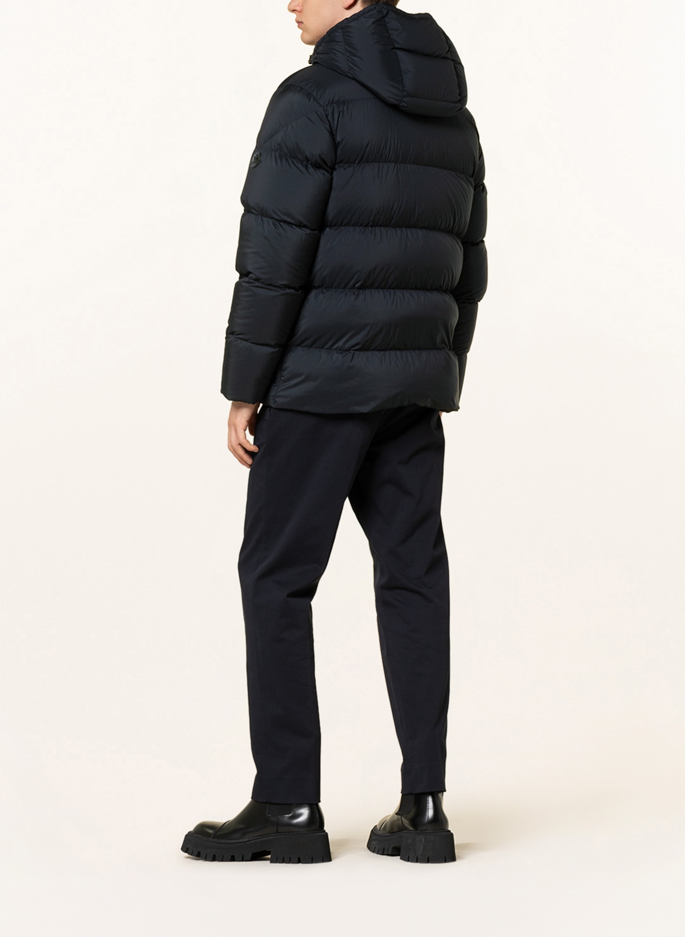 MONCLER Down jacket CAILLEY with removable hood, Color: BLACK (Image 3)