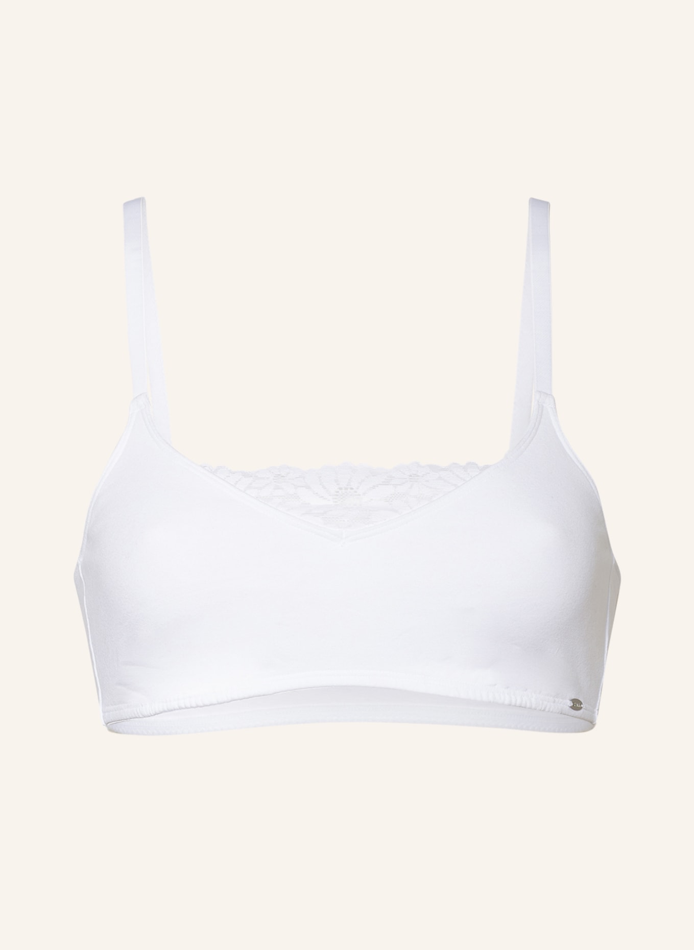 Skiny Bustier COTTON LACE , Farbe: WEISS (Bild 1)