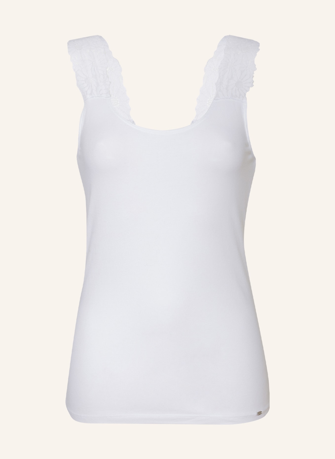 Skiny Top EVERY DAY IN COTTON, Color: WHITE (Image 1)
