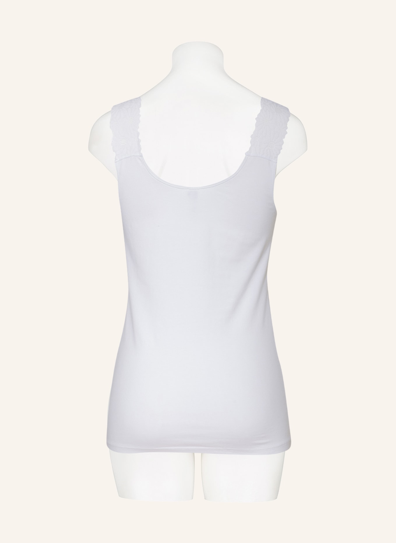 Skiny Top EVERY DAY IN COTTON, Color: WHITE (Image 3)