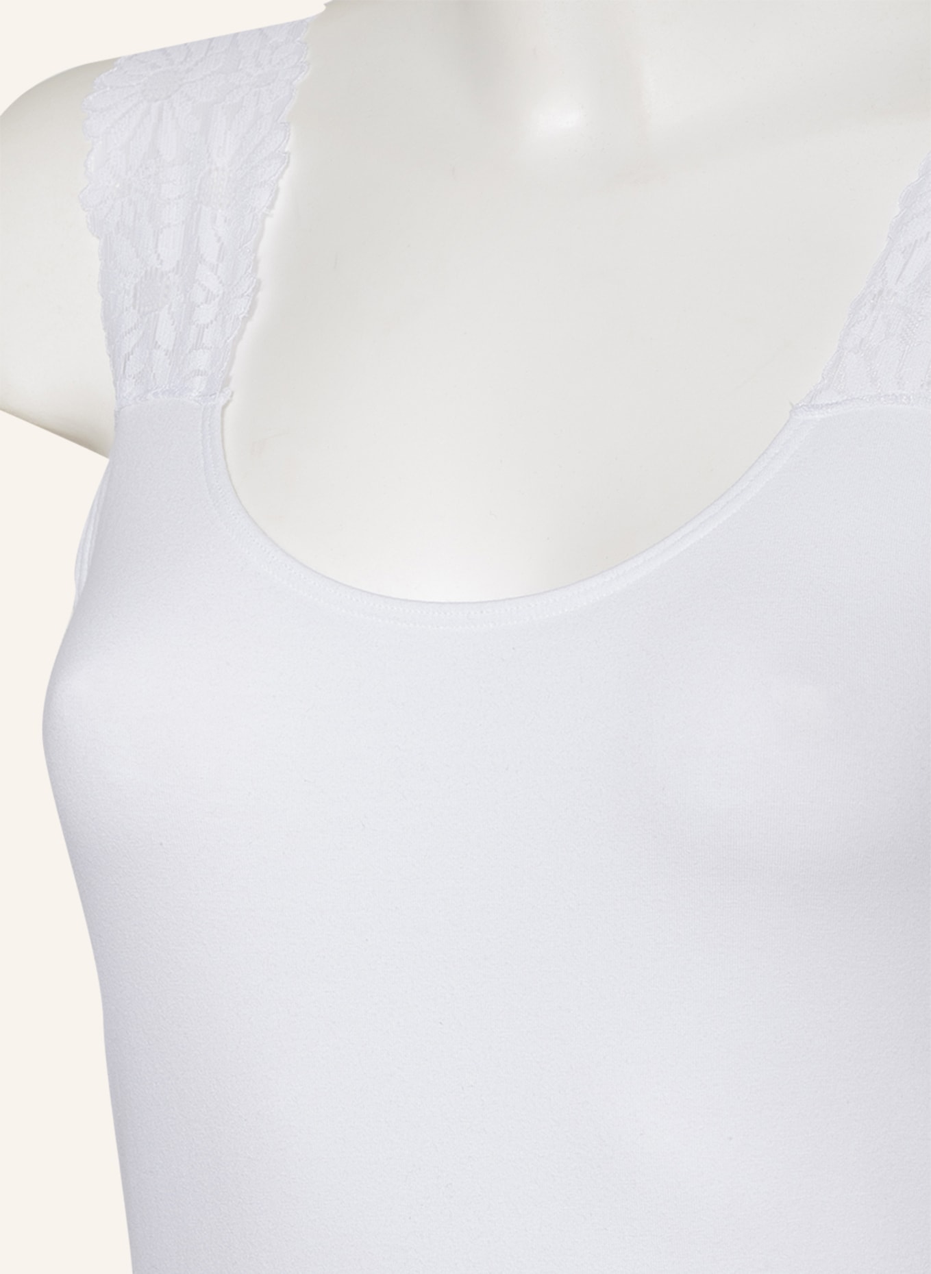 Skiny Top EVERY DAY IN COTTON, Color: WHITE (Image 4)