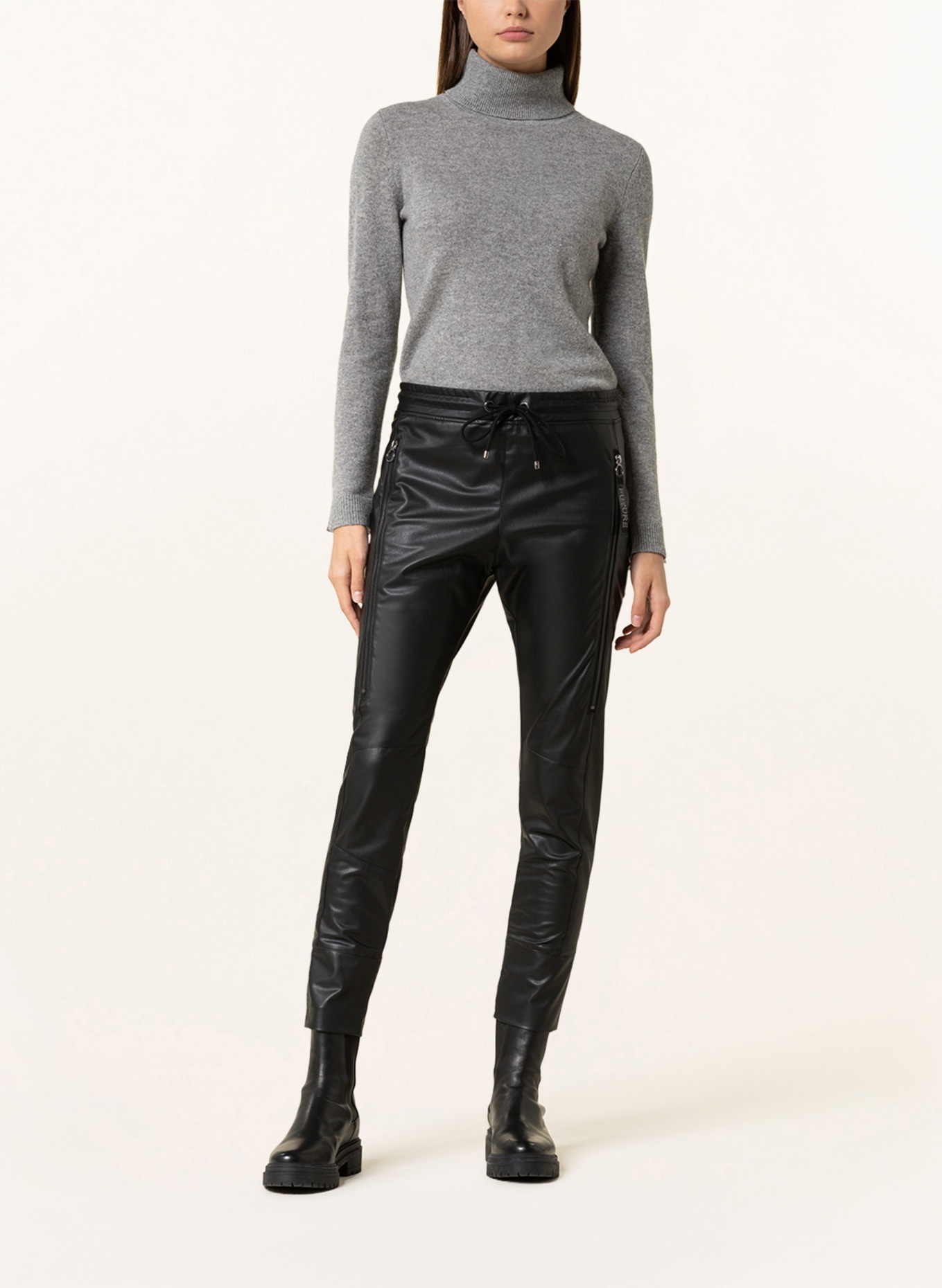 MAC Pants in leather look, Color: BLACK (Image 2)