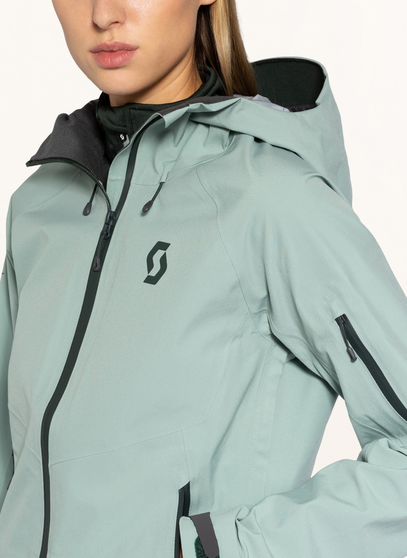 SCOTT Ski jacket EXPLORAIR, Color: LIGHT GREEN (Image 5)