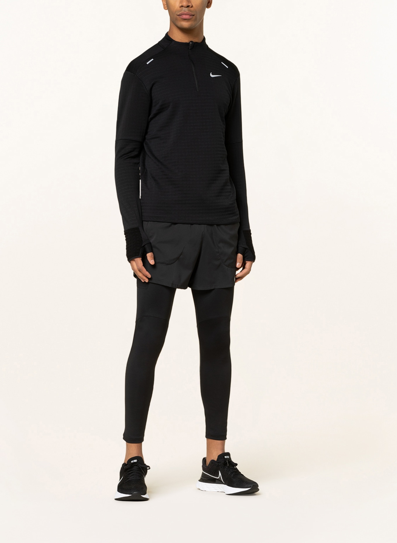 Nike Koszulka do biegania THERMA-FIT REPEL, Kolor: CZARNY (Obrazek 2)