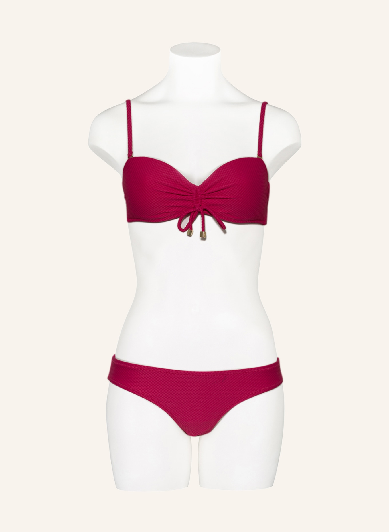 heidi klein Bandeau bikini top TOP MELIDES , Color: PINK (Image 2)