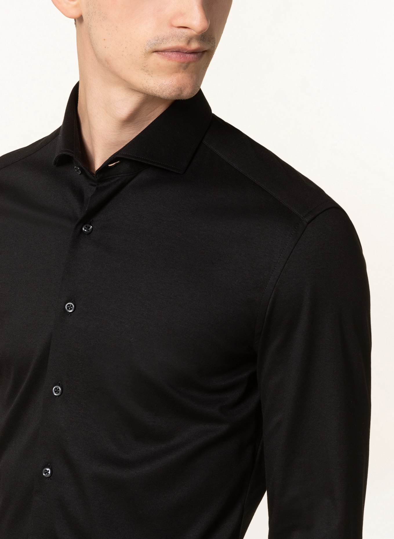 ETERNA 1863 Shirt slim fit, Color: BLACK (Image 4)