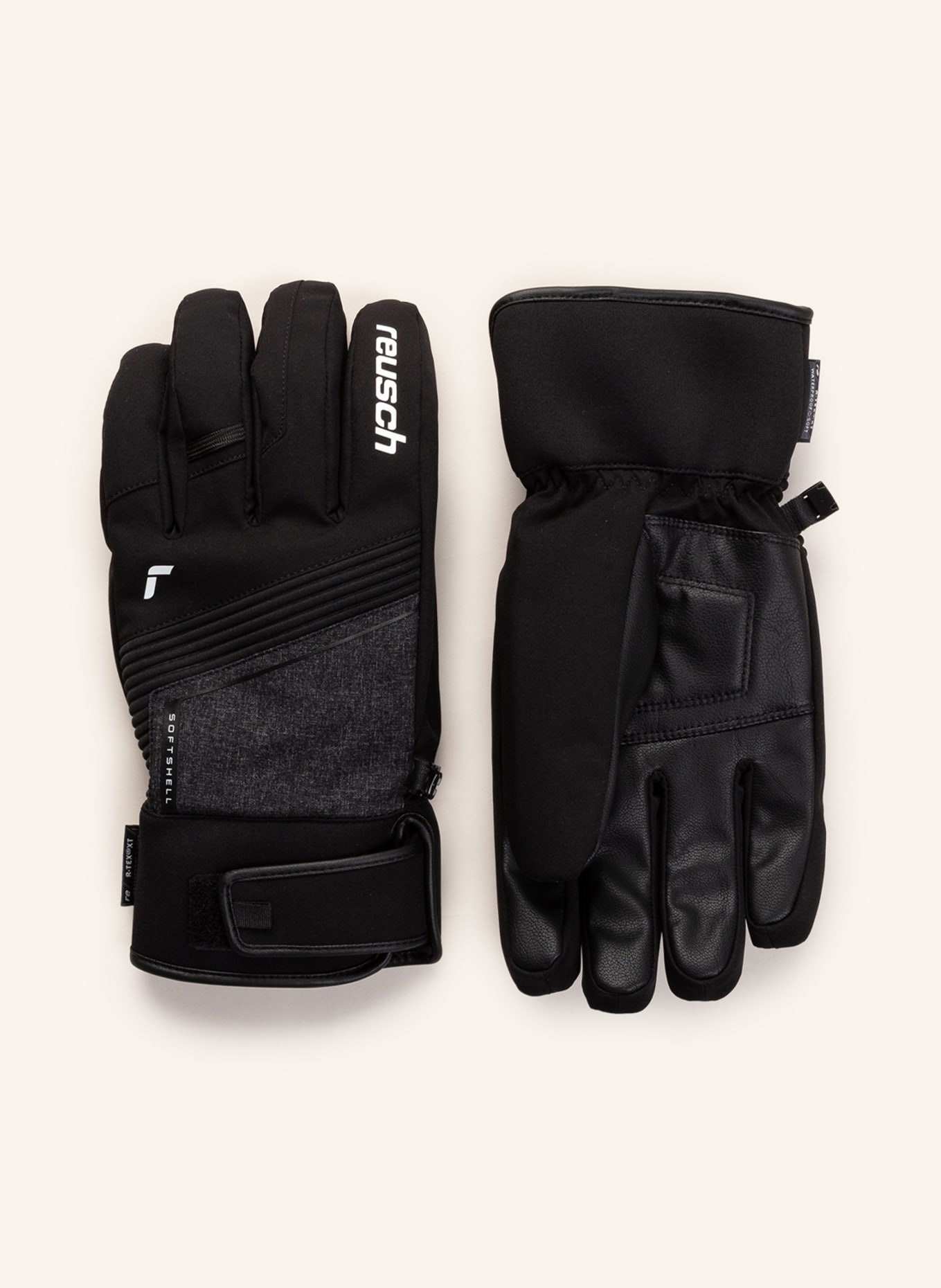 gloves LUCA reusch in XT black R-TEX® Ski