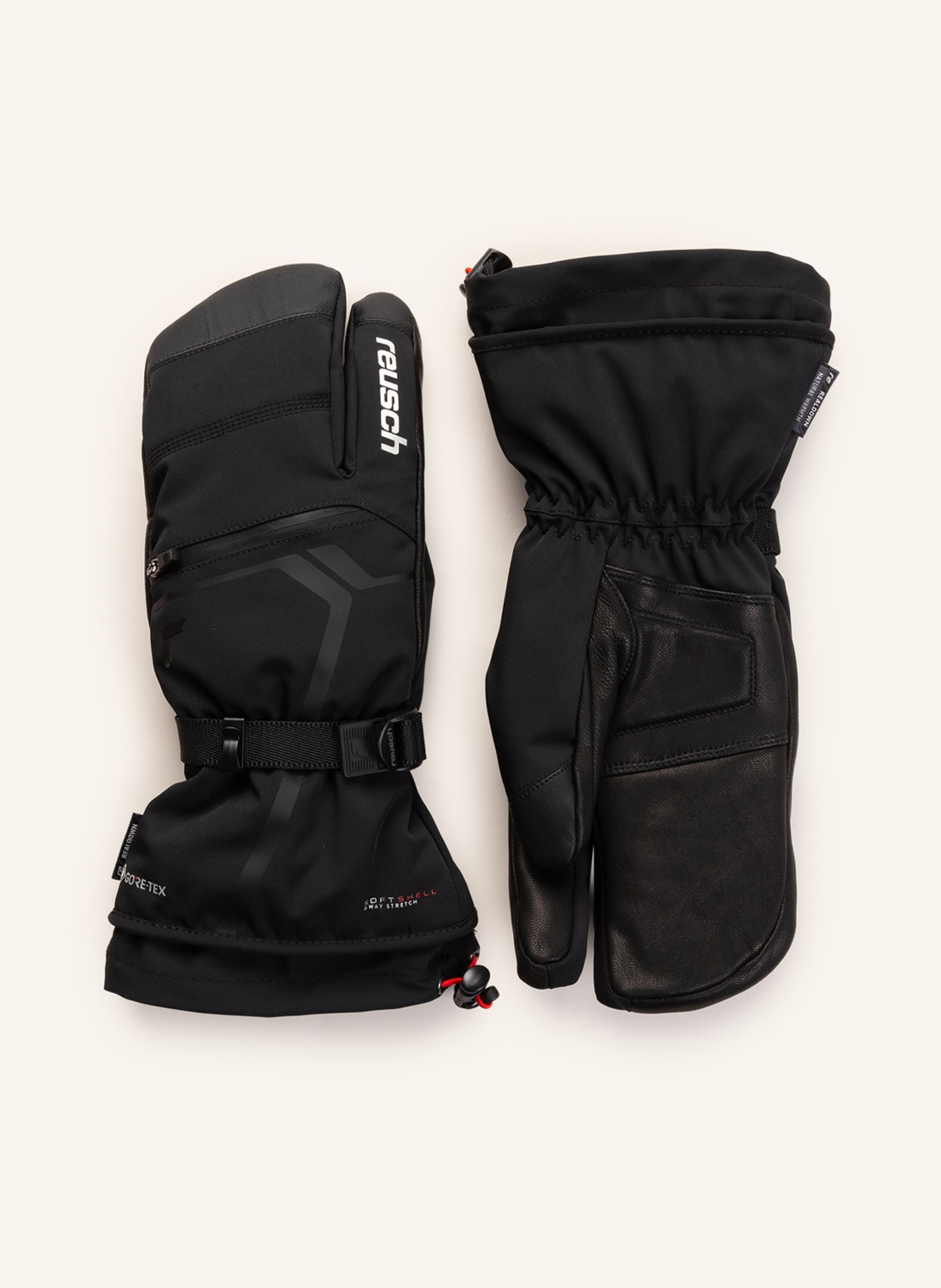 reusch Skihandschuhe SPIRIT GTX LOBSTER in schwarz | Handschuhe