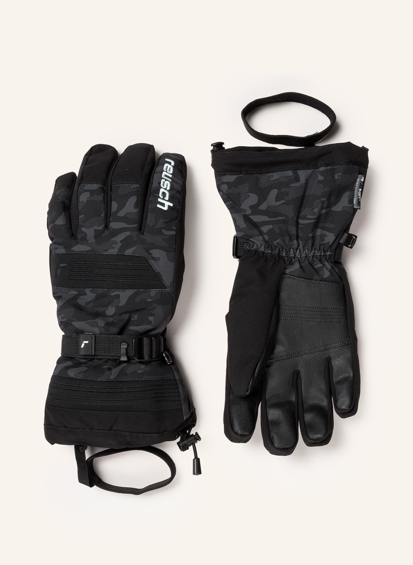 reusch Ski gloves COULOIR R-TEX© XT, Color: BLACK/ DARK GRAY/ GRAY (Image 1)