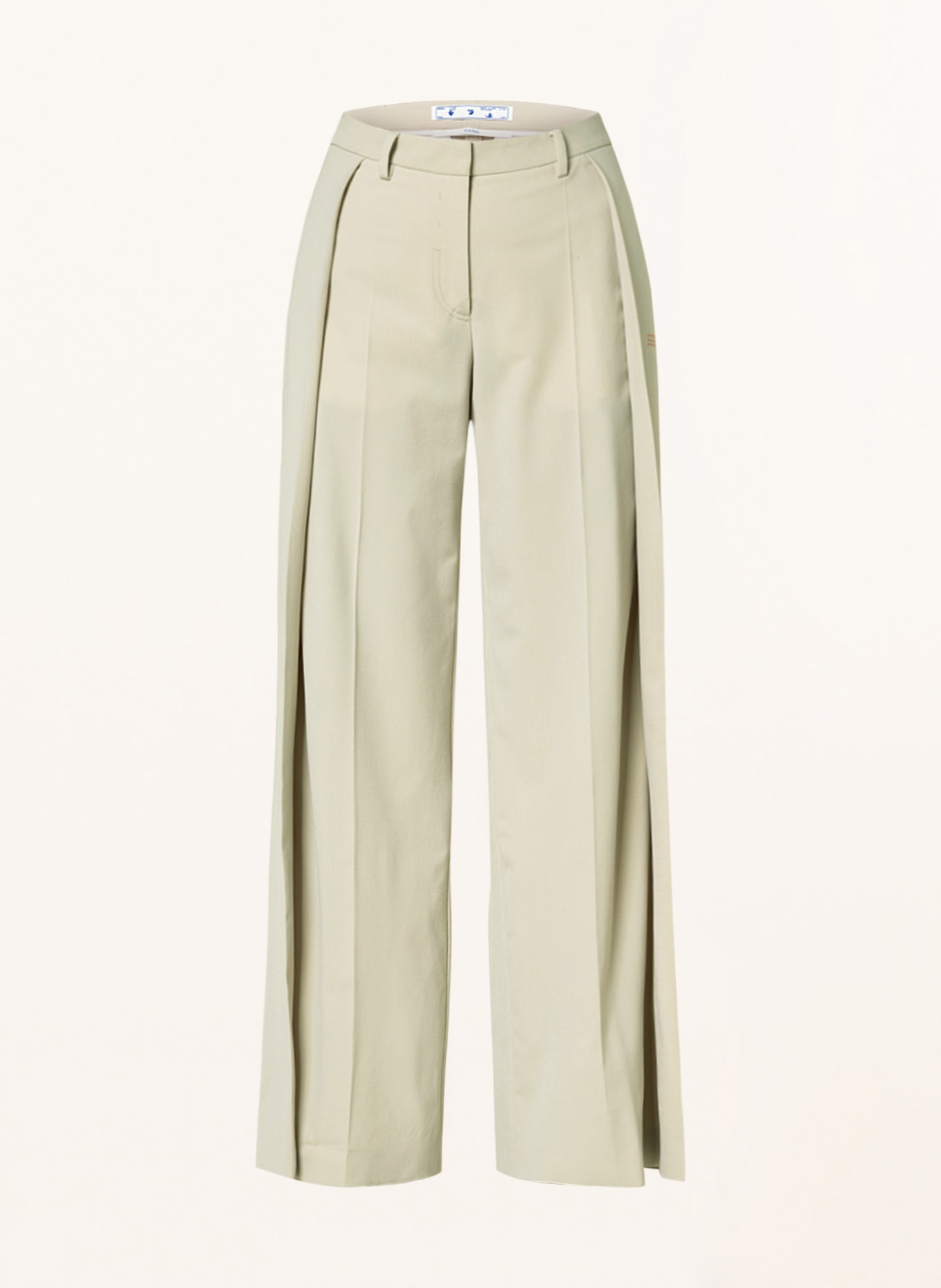 Off-White Spodnie Marlena, Kolor: JASNOZIELONY (Obrazek 1)