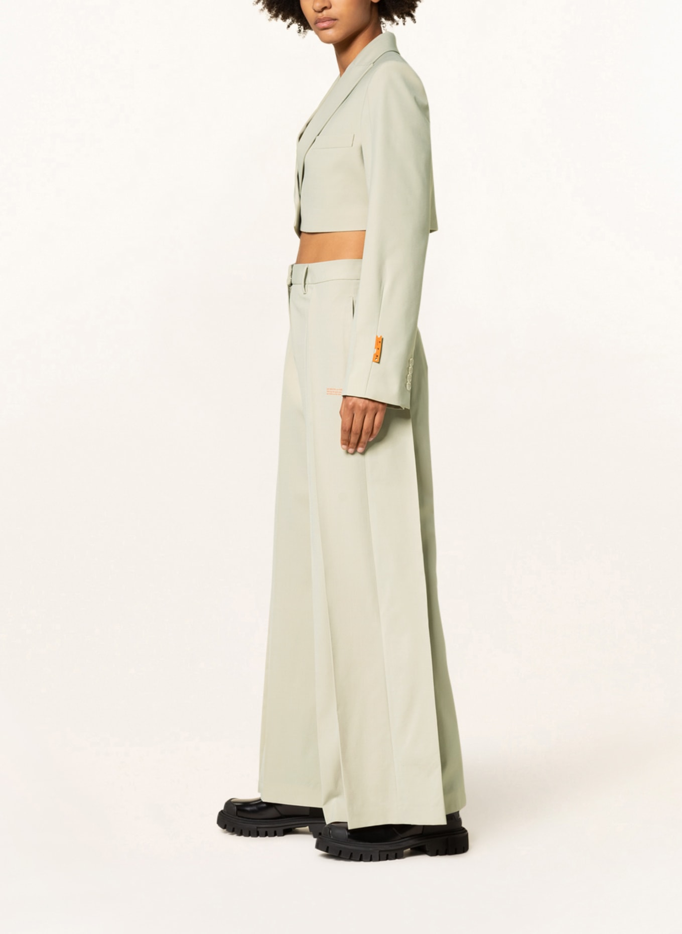 Off-White Spodnie Marlena, Kolor: JASNOZIELONY (Obrazek 4)
