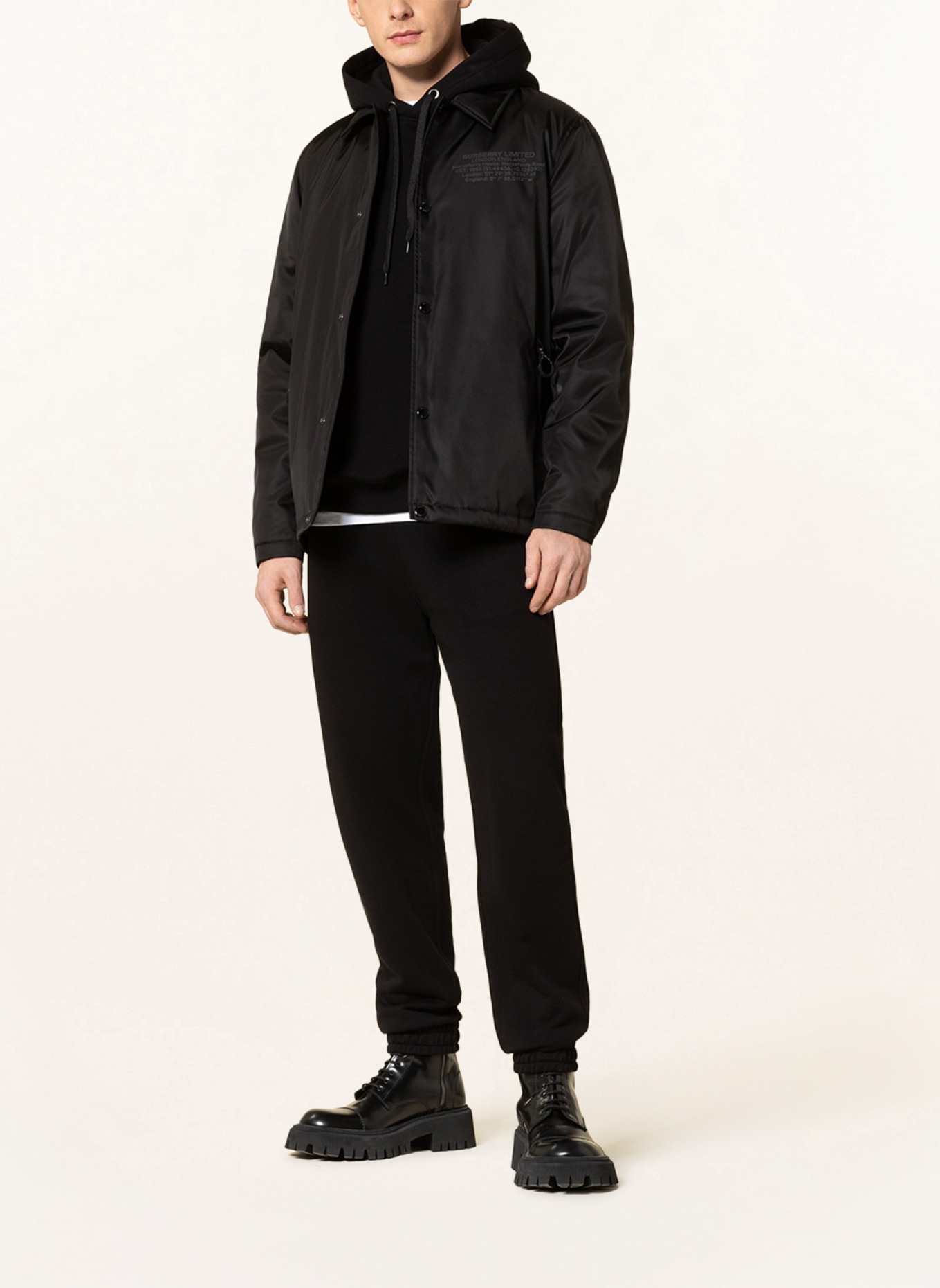 BURBERRY Jacket EASTHORPE, Color: BLACK (Image 2)