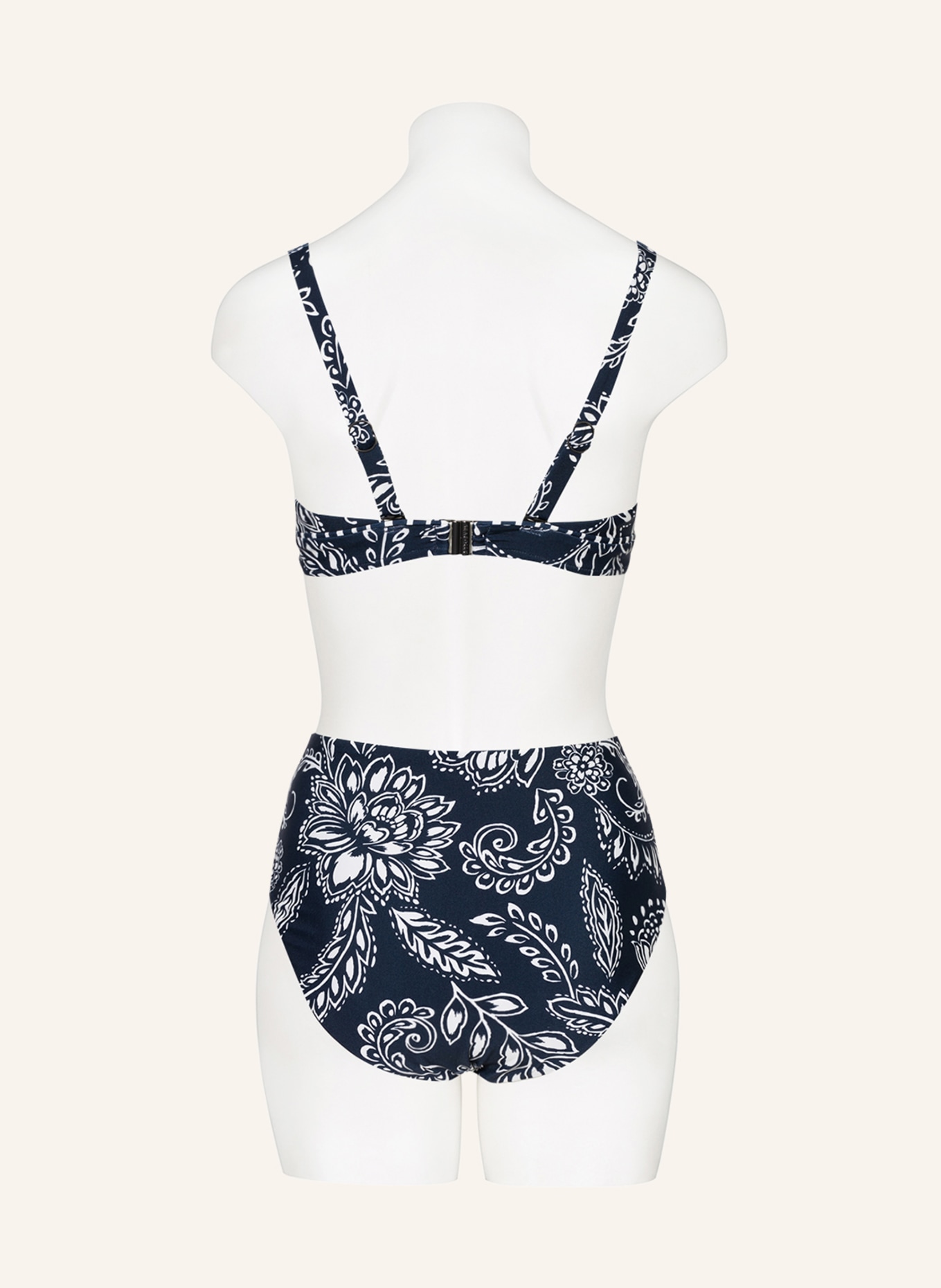 SEAFOLLY Bralette bikini top FOLKLORE, Color: DARK BLUE/ WHITE (Image 3)
