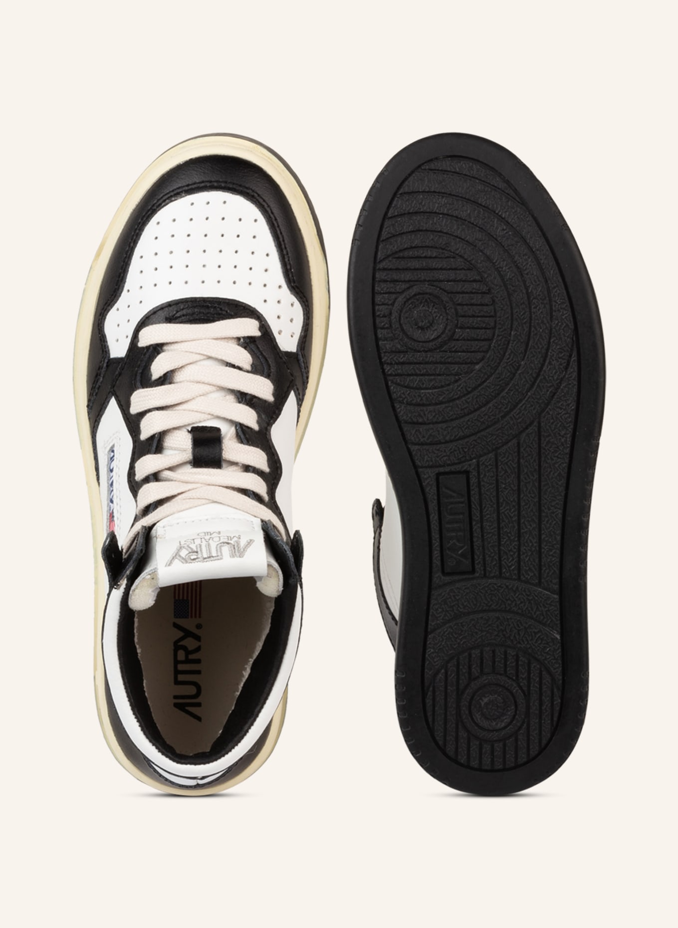AUTRY High-top sneakers MEDALIST, Color: WHITE/ BLACK (Image 5)