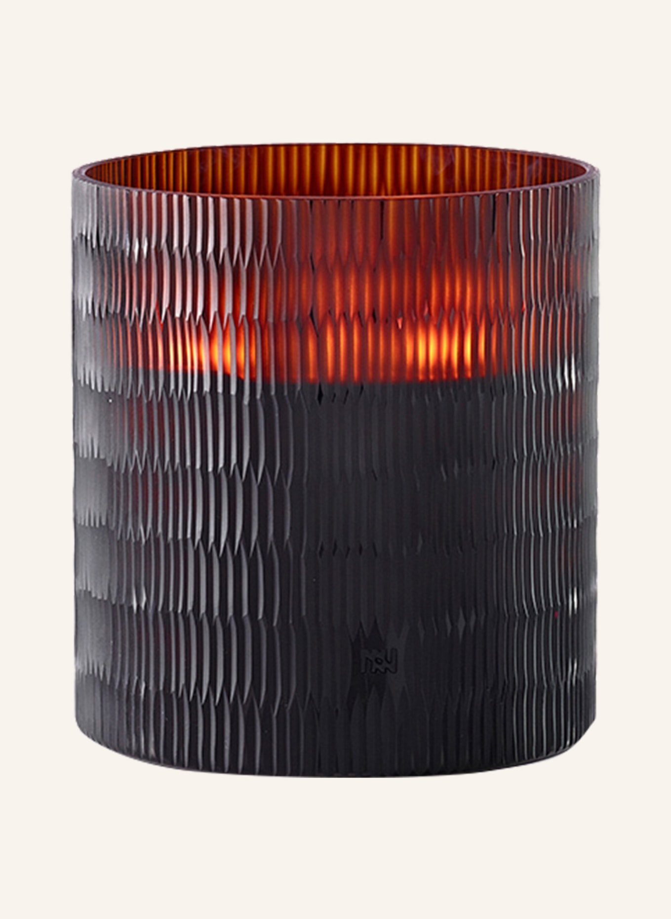 ONNO Collection Scented candle RHOMBUS L, Color: DARK BROWN (Image 1)