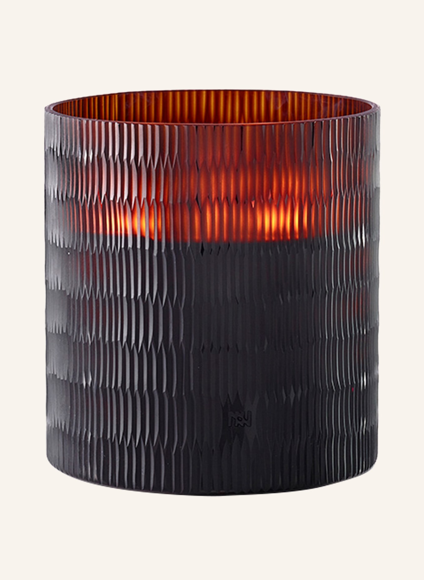 ONNO Collection Scented candle RHOMBUS S , Color: DARK BROWN (Image 1)