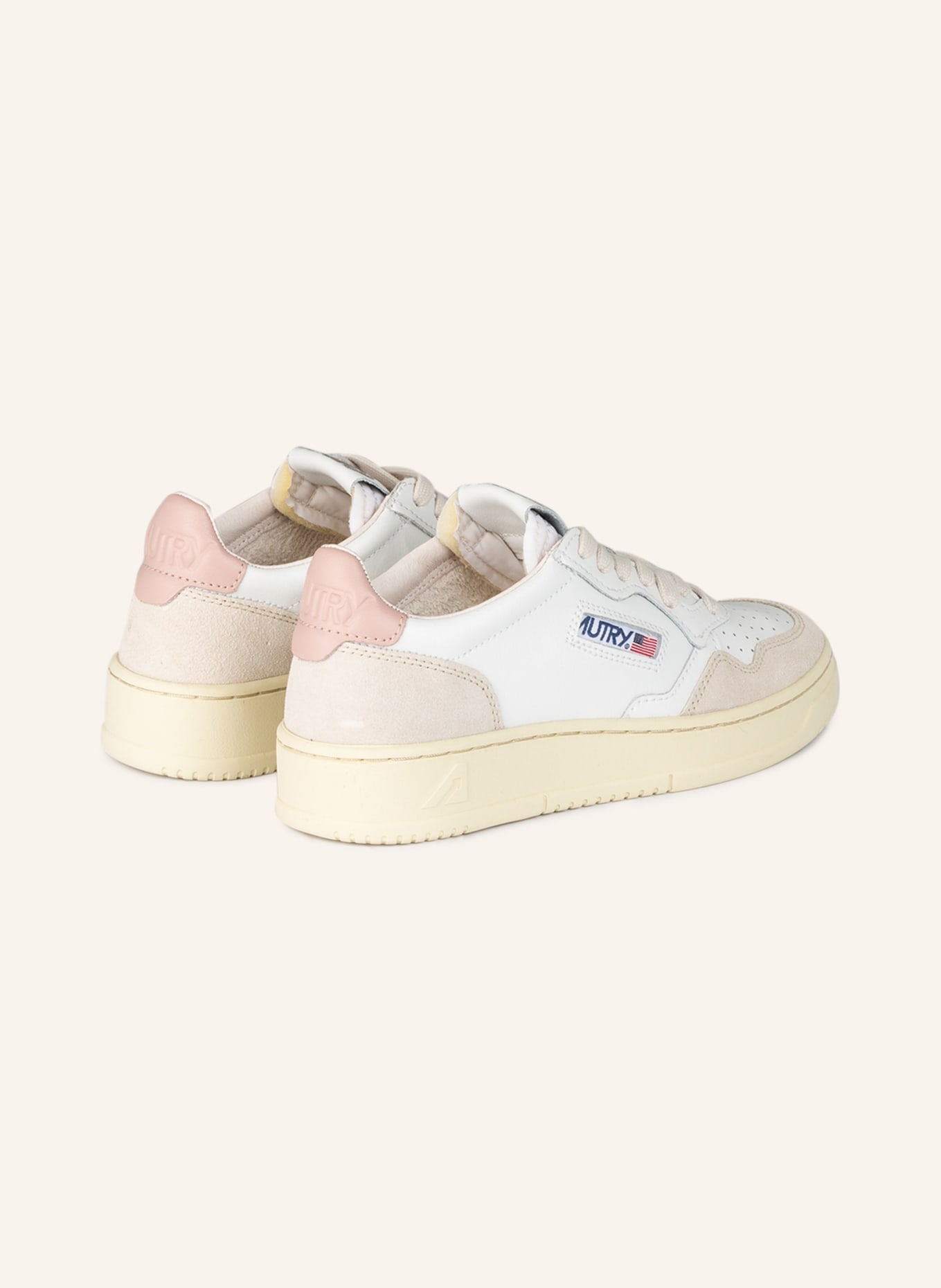 AUTRY Sneaker MEDALIST LOW LS, Farbe: WEISS/ BEIGE (Bild 2)