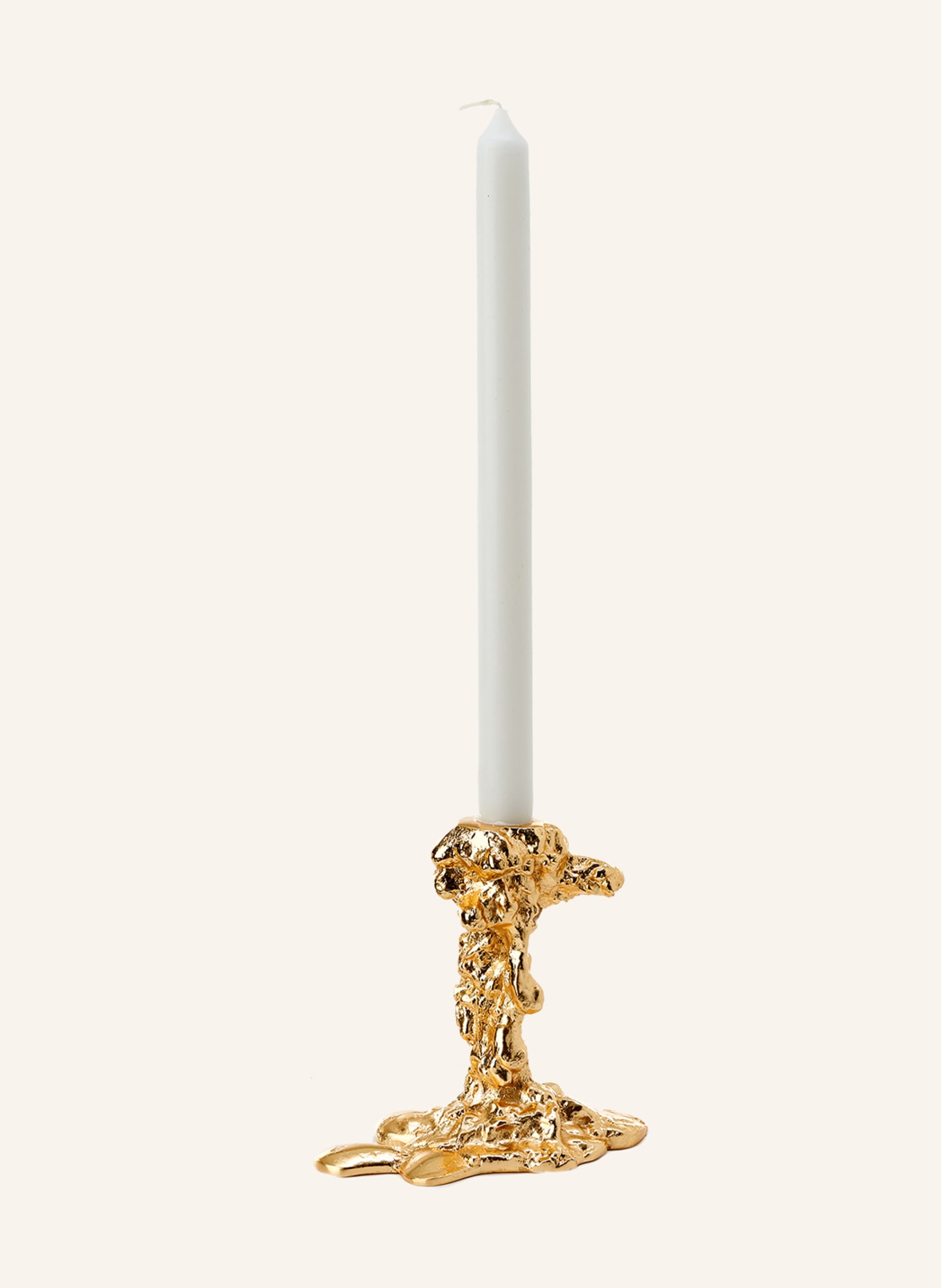 POLSPOTTEN Candleholder DRIP SMALL, Color: GOLD (Image 2)