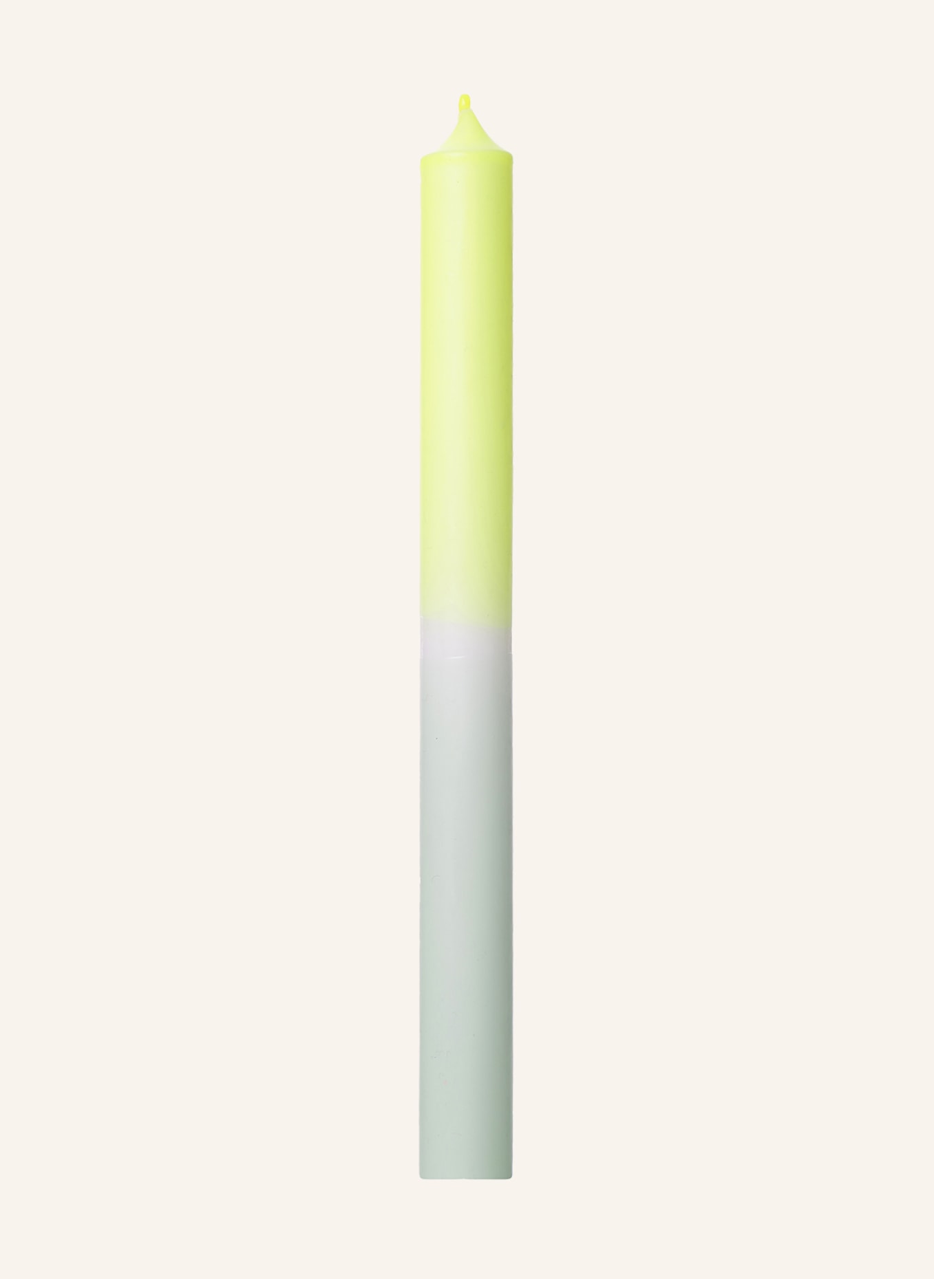 Candy Candle Set of 3 taper candles MOJITO, Color: LIGHT GREEN/ GRAY (Image 1)