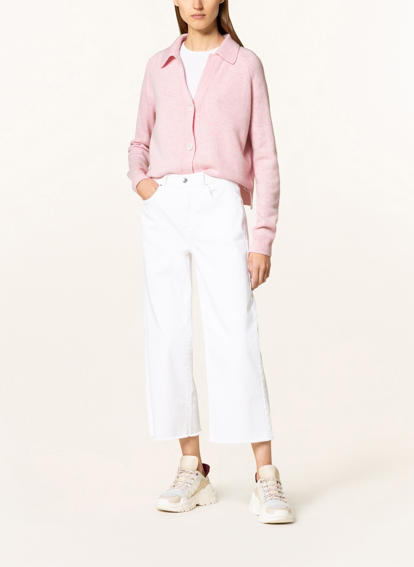 darling harbour Culotte jeans, Color: WHITE (Image 2)