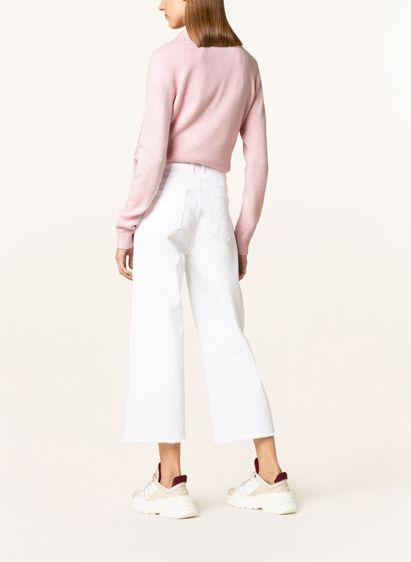 darling harbour Culotte jeans, Color: WHITE (Image 3)
