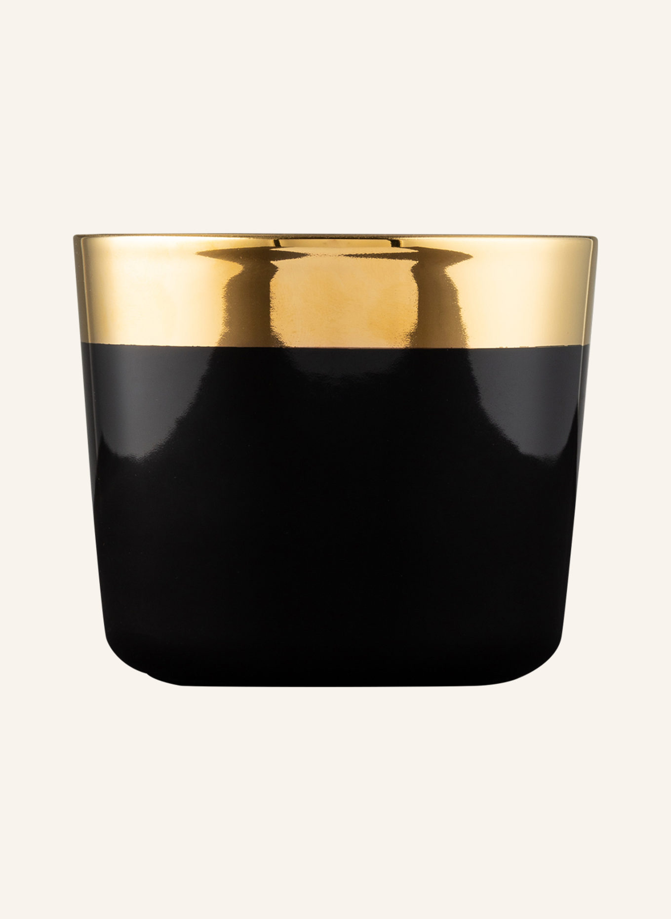 SIEGER by FÜRSTENBERG Kubek SIP OF GOLD: CZARNY / ZŁOTY