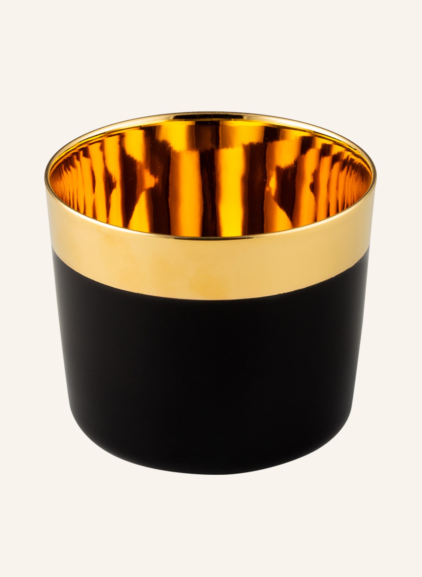 SIEGER by FÜRSTENBERG Kubek SIP OF GOLD: CZARNY / ZŁOTY
