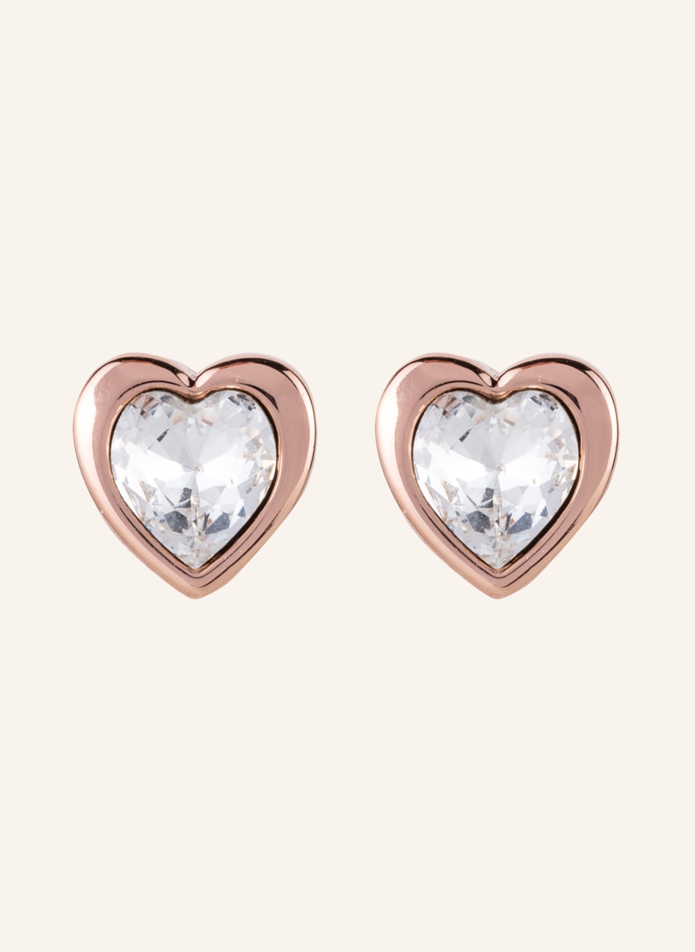 TED BAKER Stud earrings HAN with Swarovski crystals, Color: ROSE GOLD/ WHITE (Image 1)