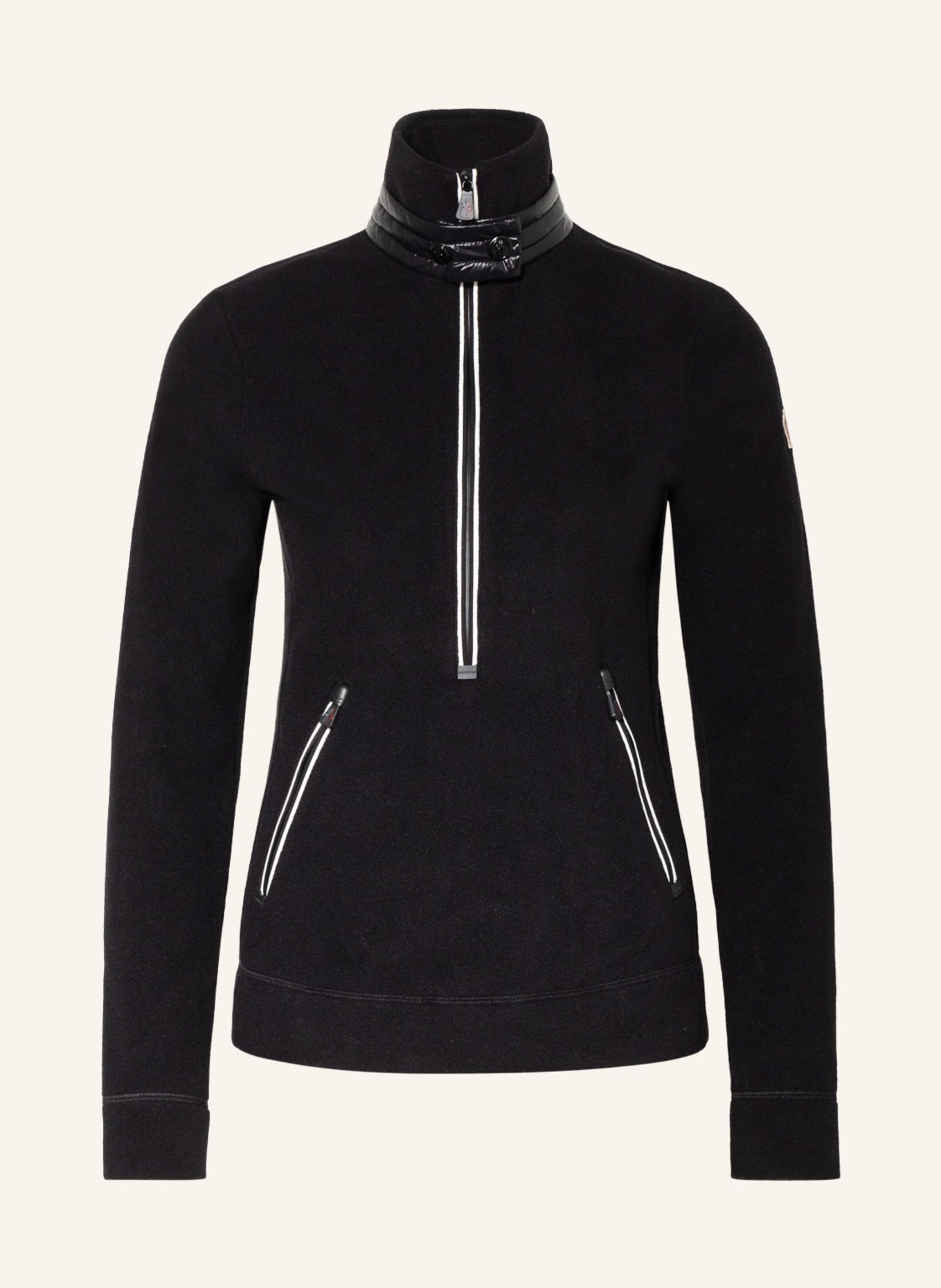 MONCLER GRENOBLE Fleece sweater, Color: BLACK (Image 1)