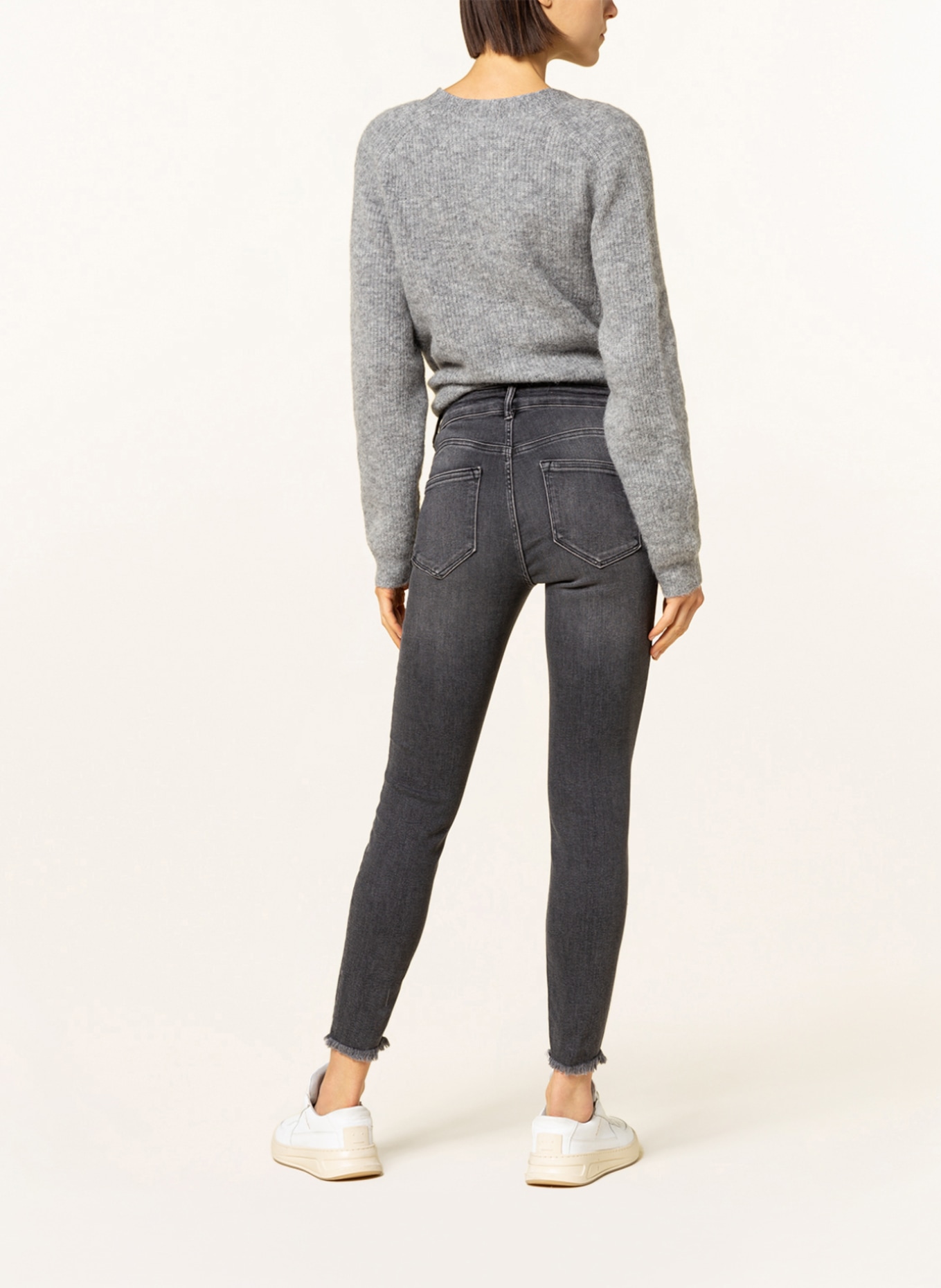ALLSAINTS Skinny Jeans MILLER, Farbe: 162 Washed Black (Bild 3)