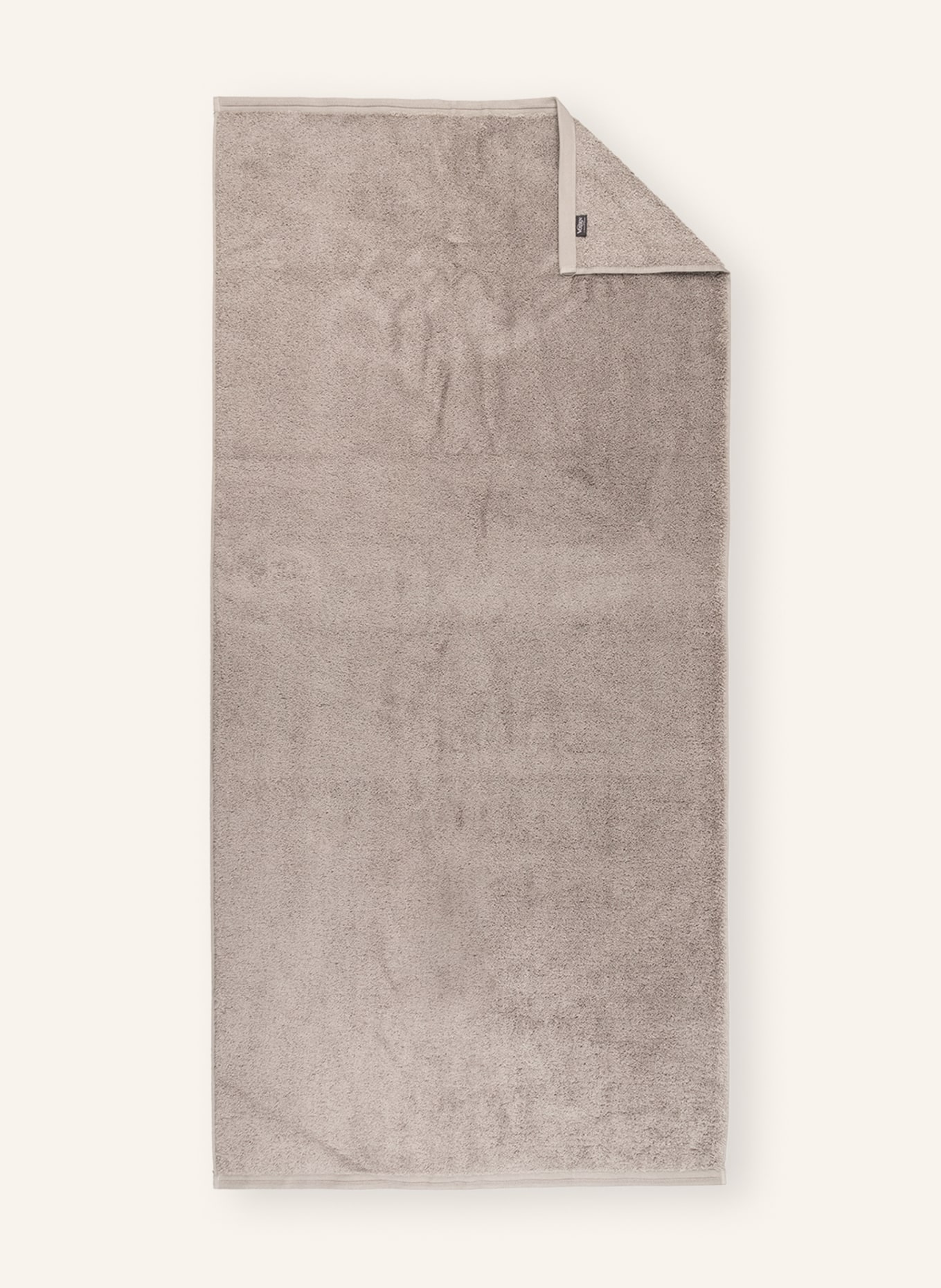 VOSSEN Duschtuch VEGAN LIFE: GRAU