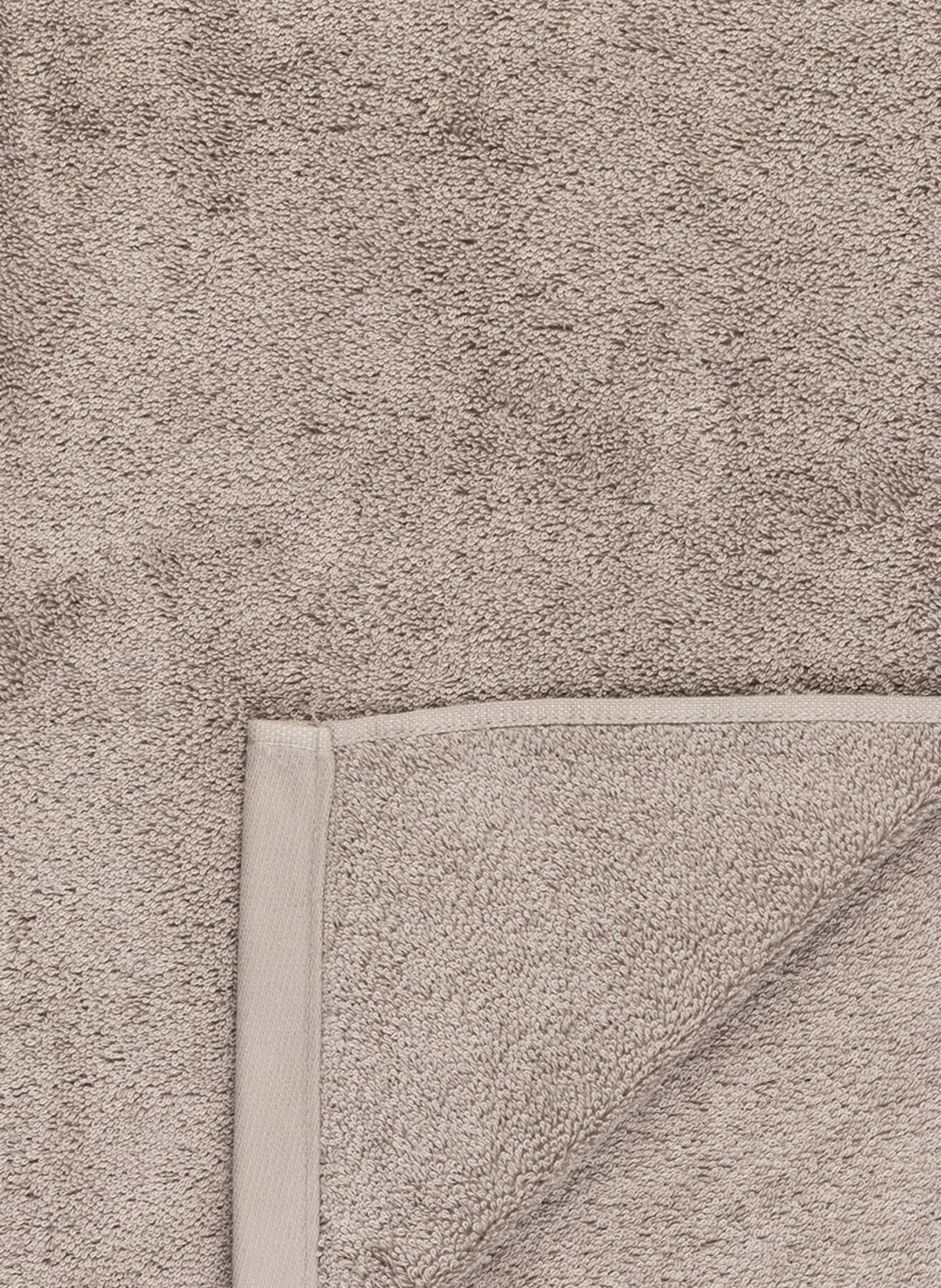 VOSSEN Duschtuch VEGAN LIFE: GRAU