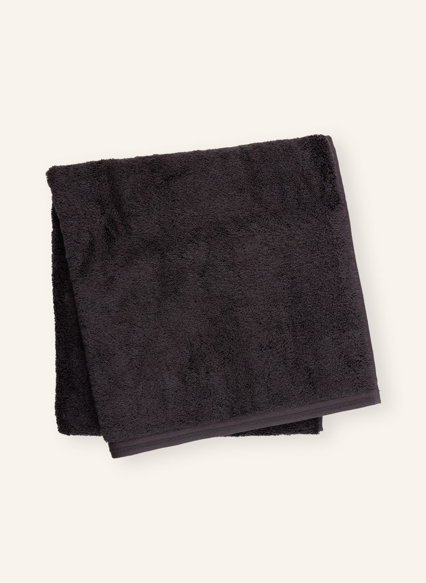 VOSSEN Duschtuch VEGAN LIFE: DUNKELGRAU