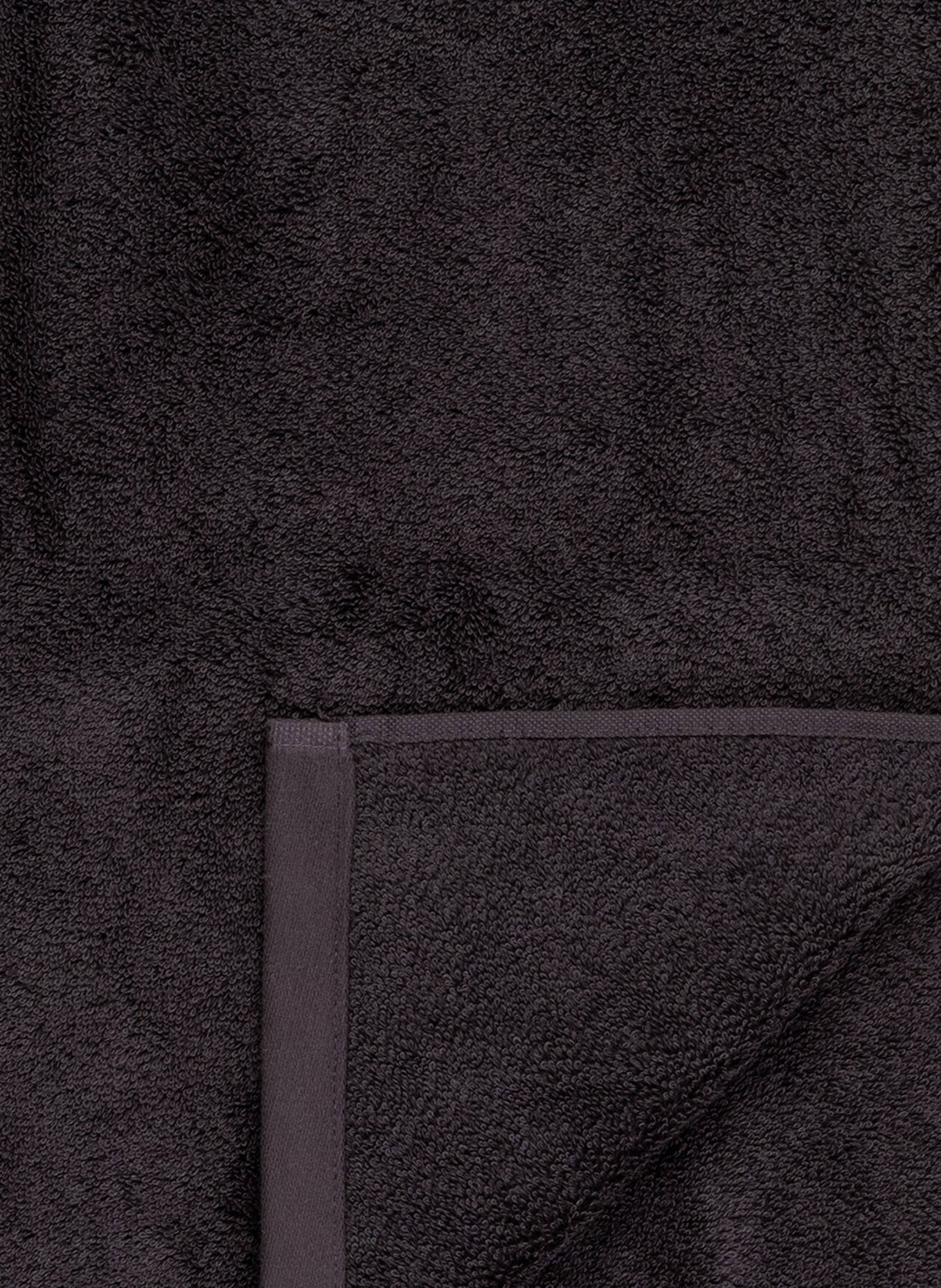 VOSSEN Duschtuch VEGAN LIFE: DUNKELGRAU