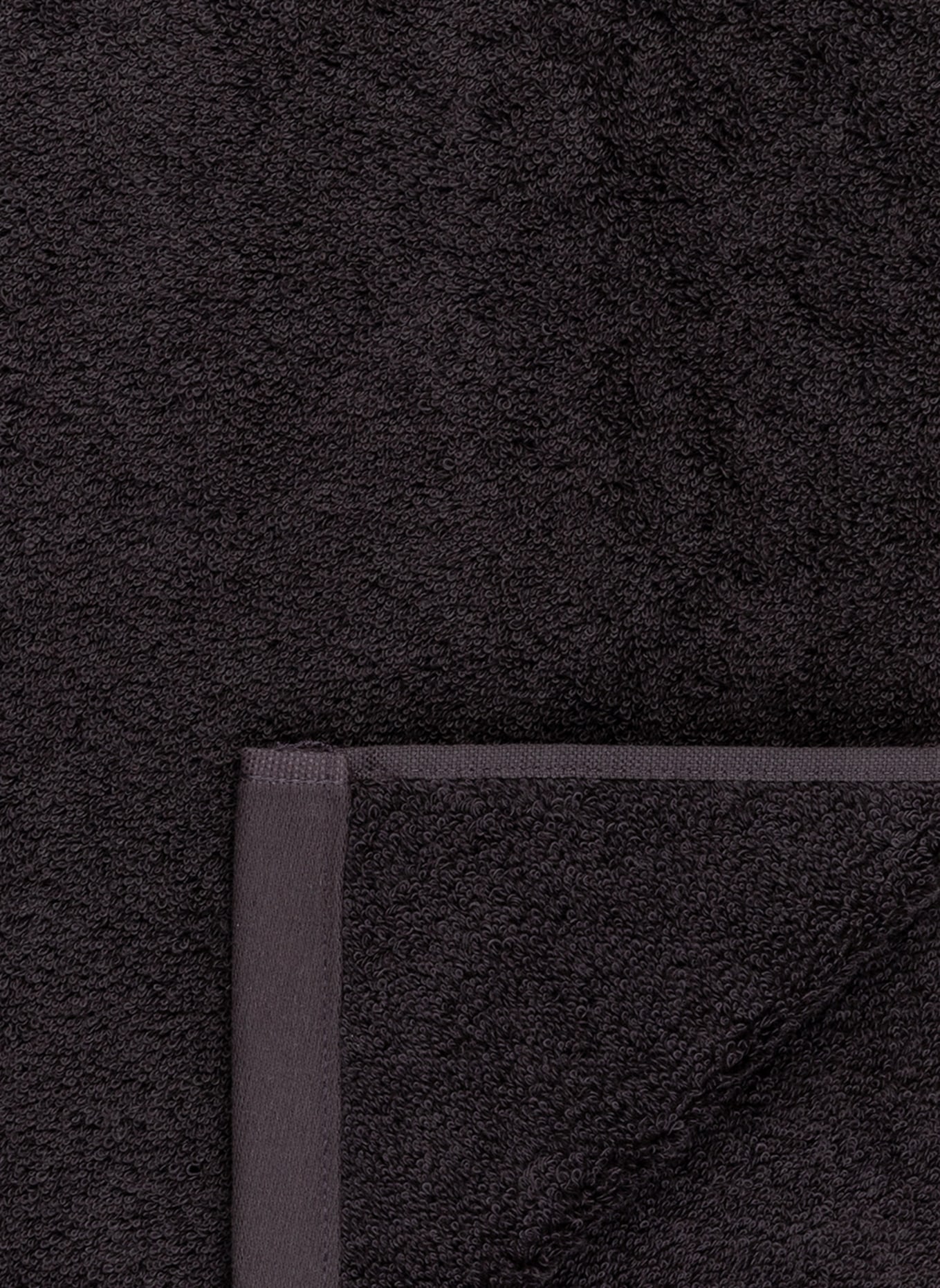 VOSSEN Handtuch VEGAN LIFE: DUNKELGRAU