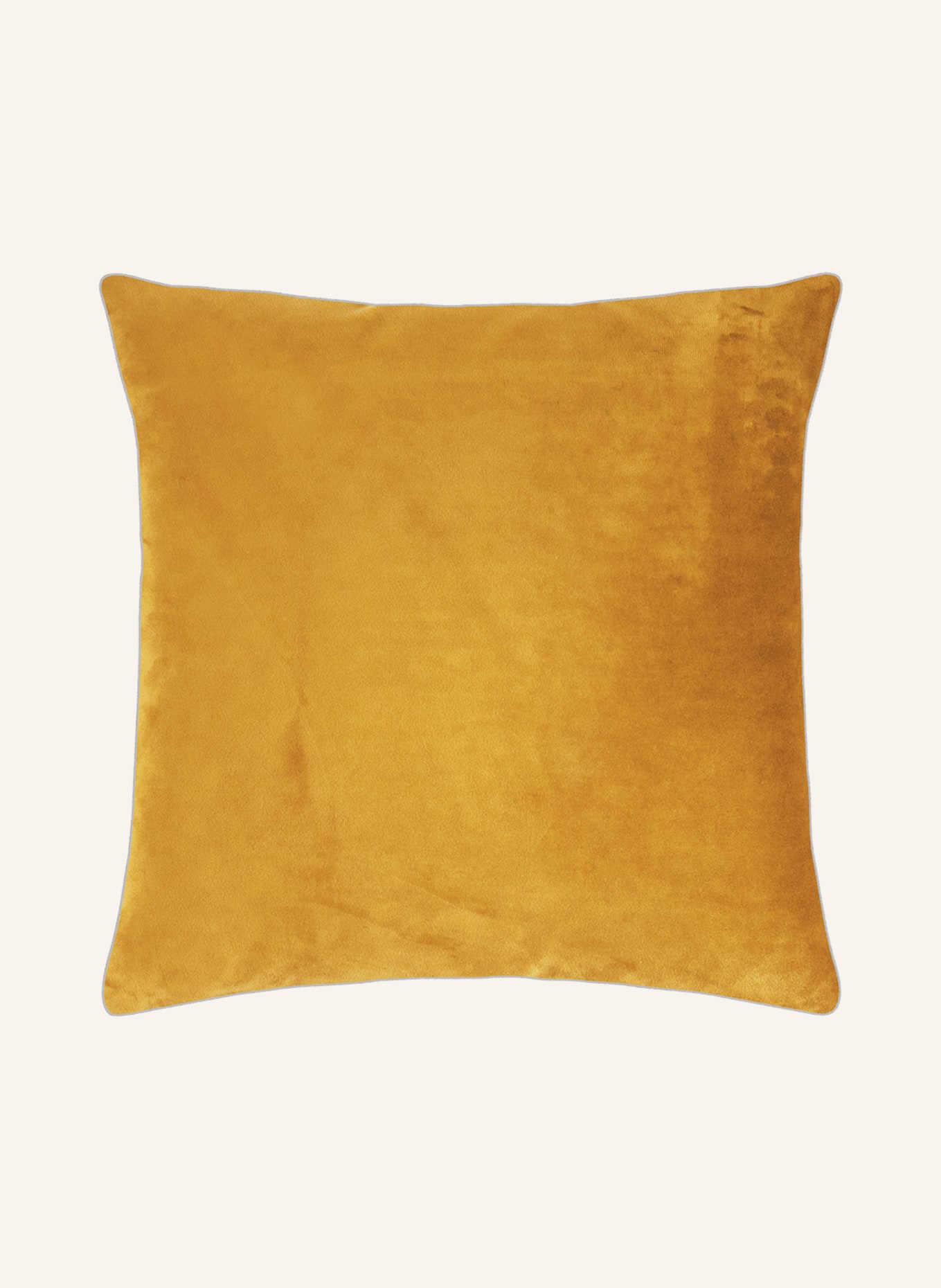 PAD Velvet decorative cushion cover ELEGANCE: DARK YELLOW