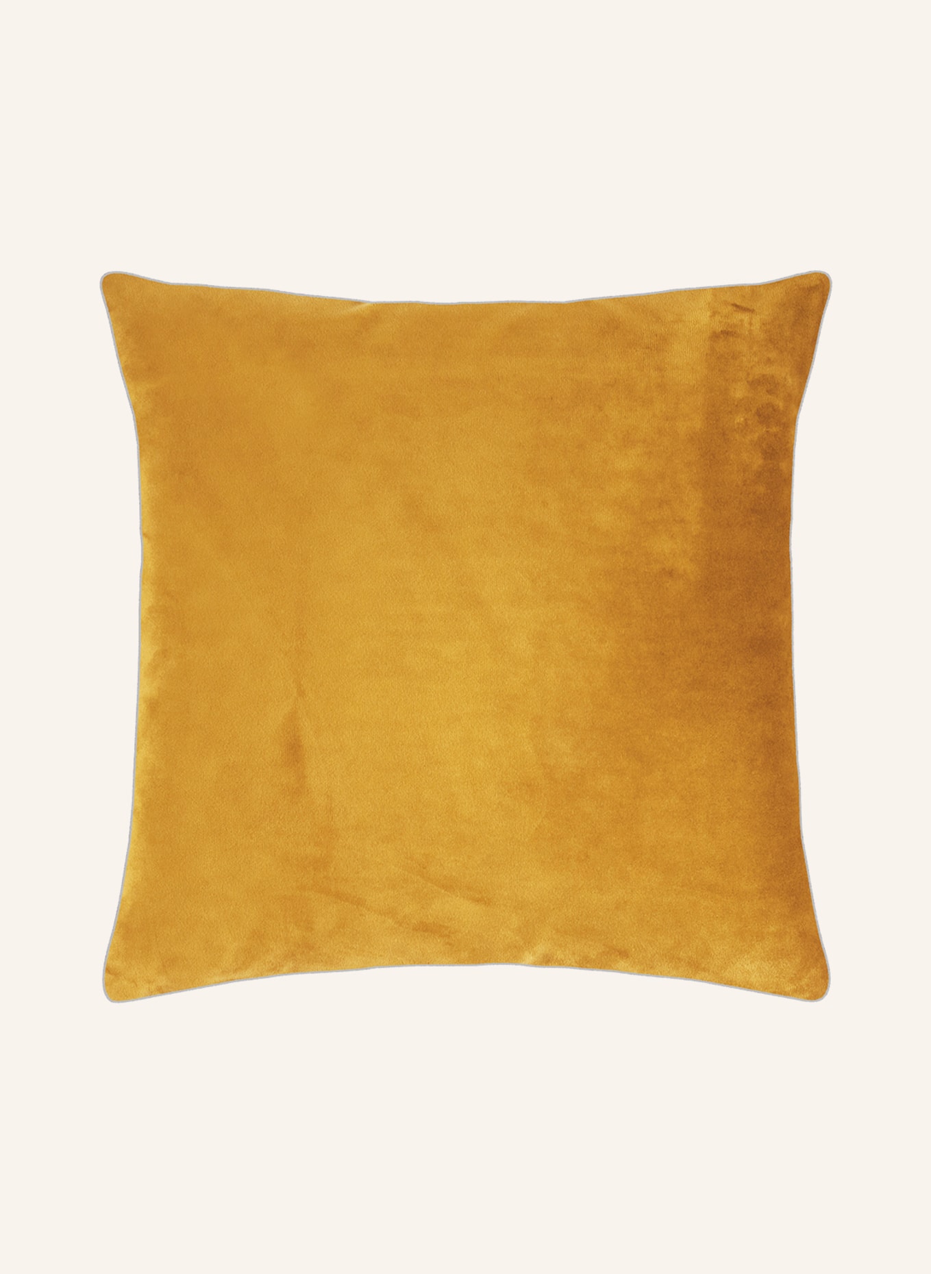 PAD Velvet decorative cushion cover ELEGANCE: DARK YELLOW