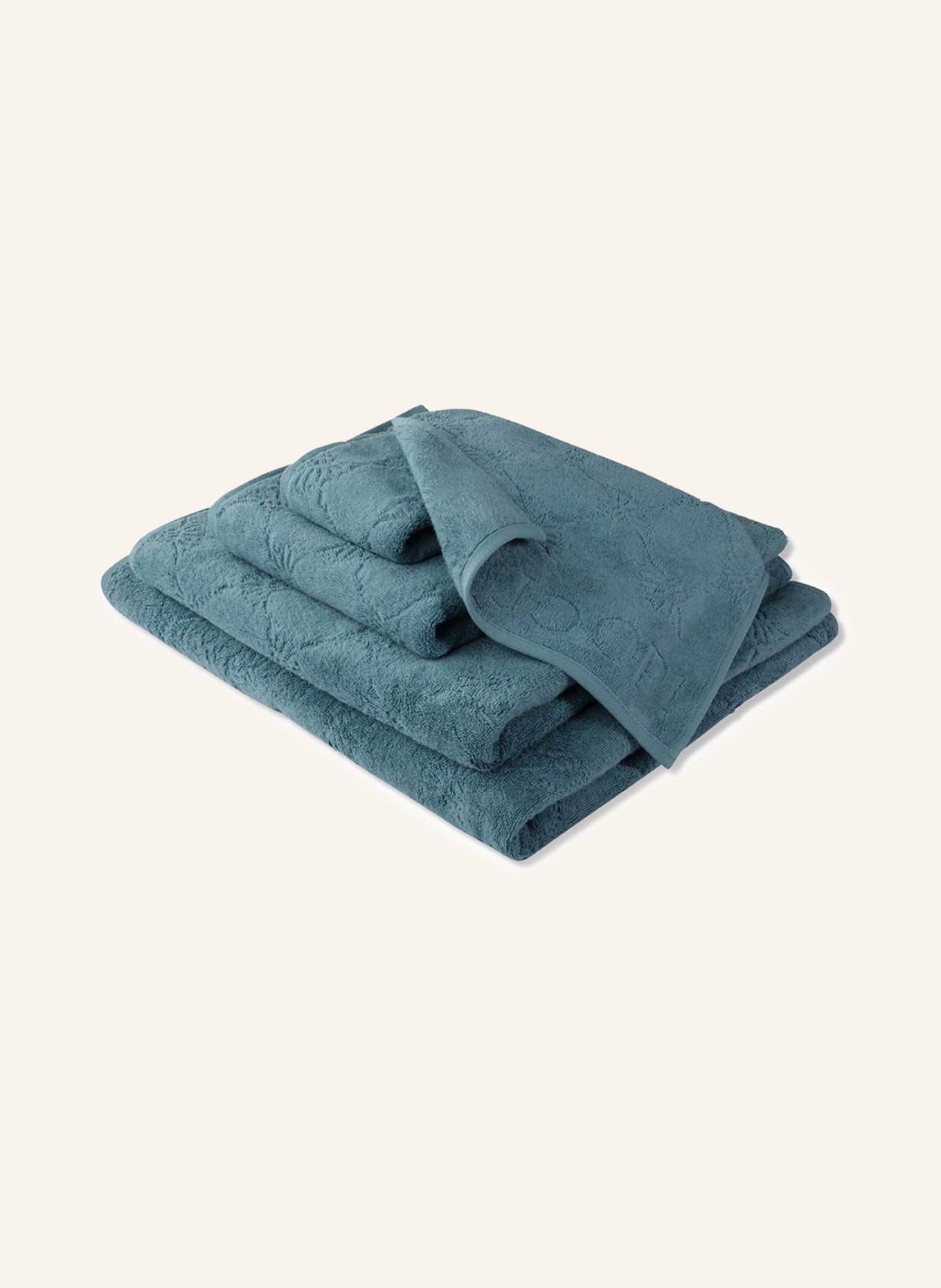 JOOP! Bath towel UNI CORNFLOWER: TEAL