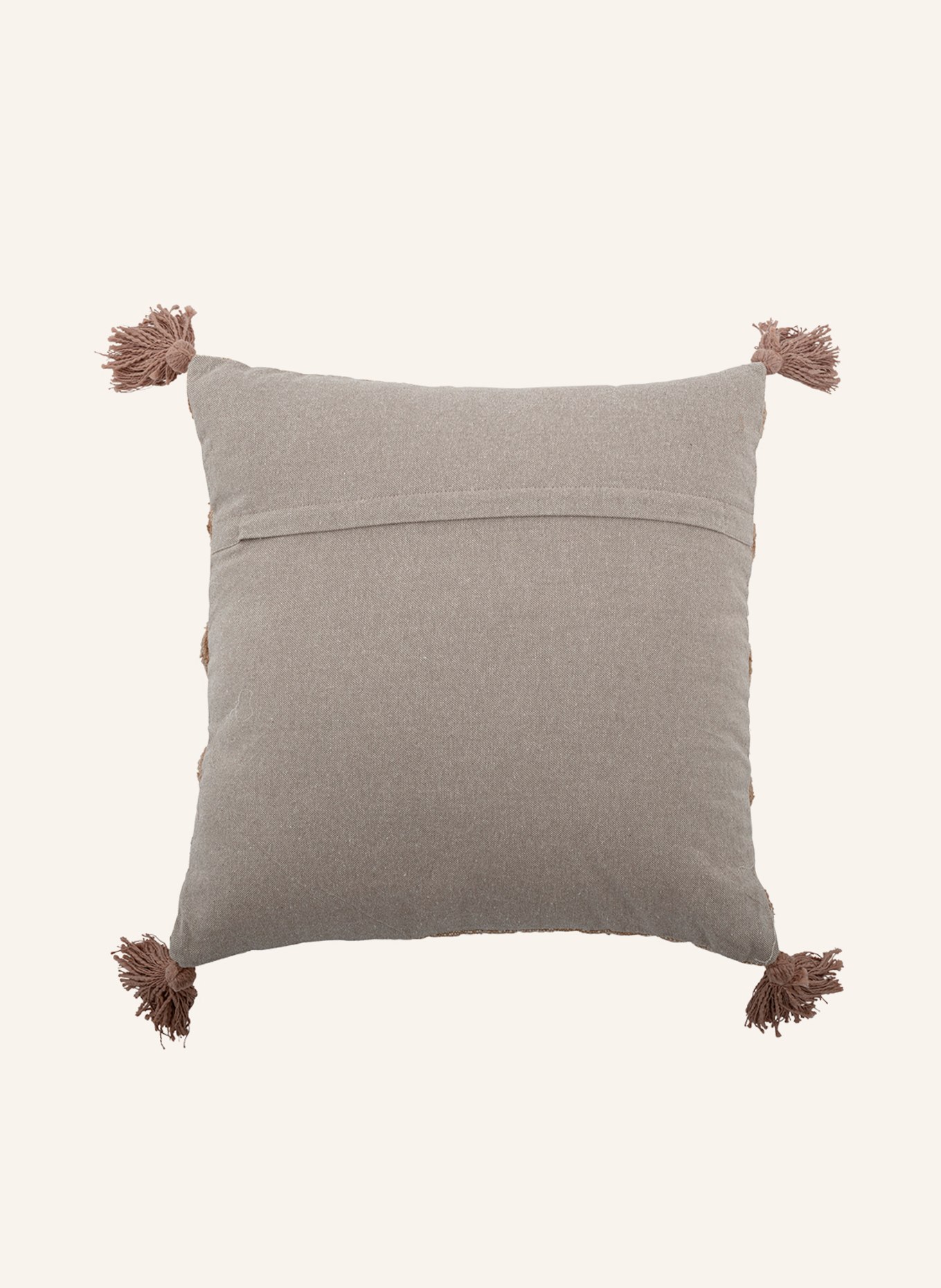 Bloomingville Decorative cushion BINETTE , Color: BEIGE/ BROWN (Image 2)