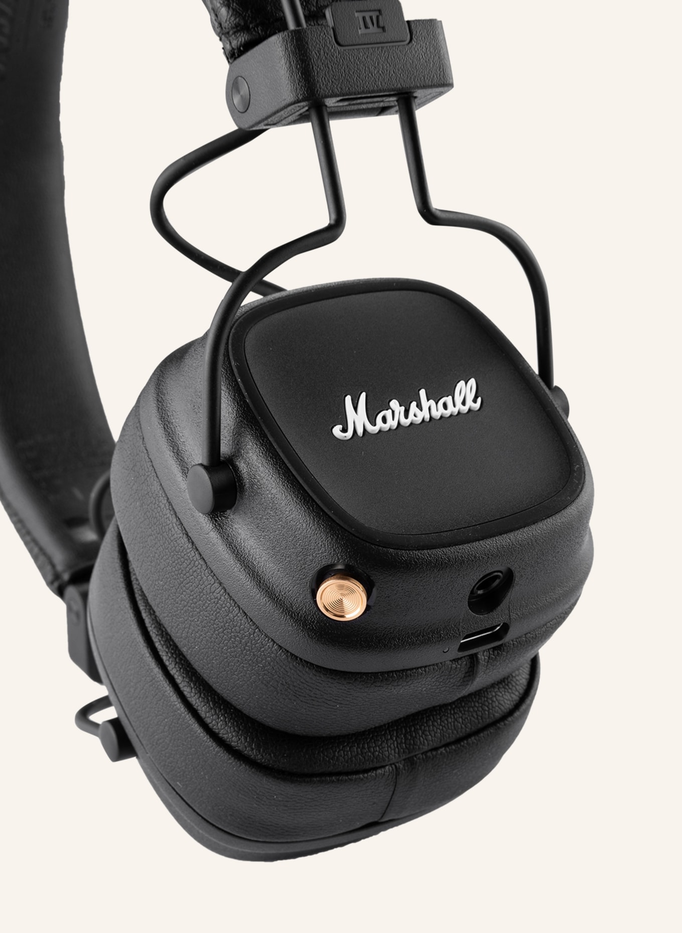MAJOR schwarz Bluetooth-Kopfhörer Marshall IV in