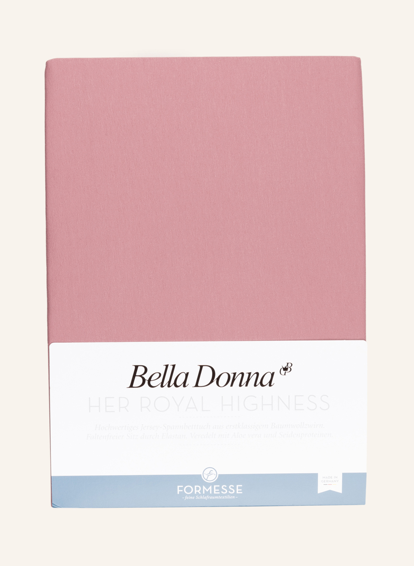 FORMESSE Spannbetttuch BELLA DONNA: ALTROSA