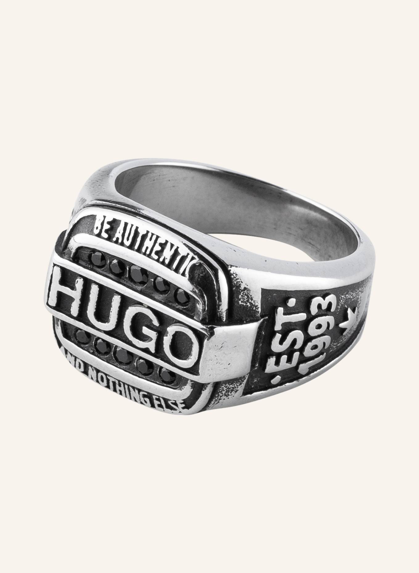 HUGO Ring: SILBER