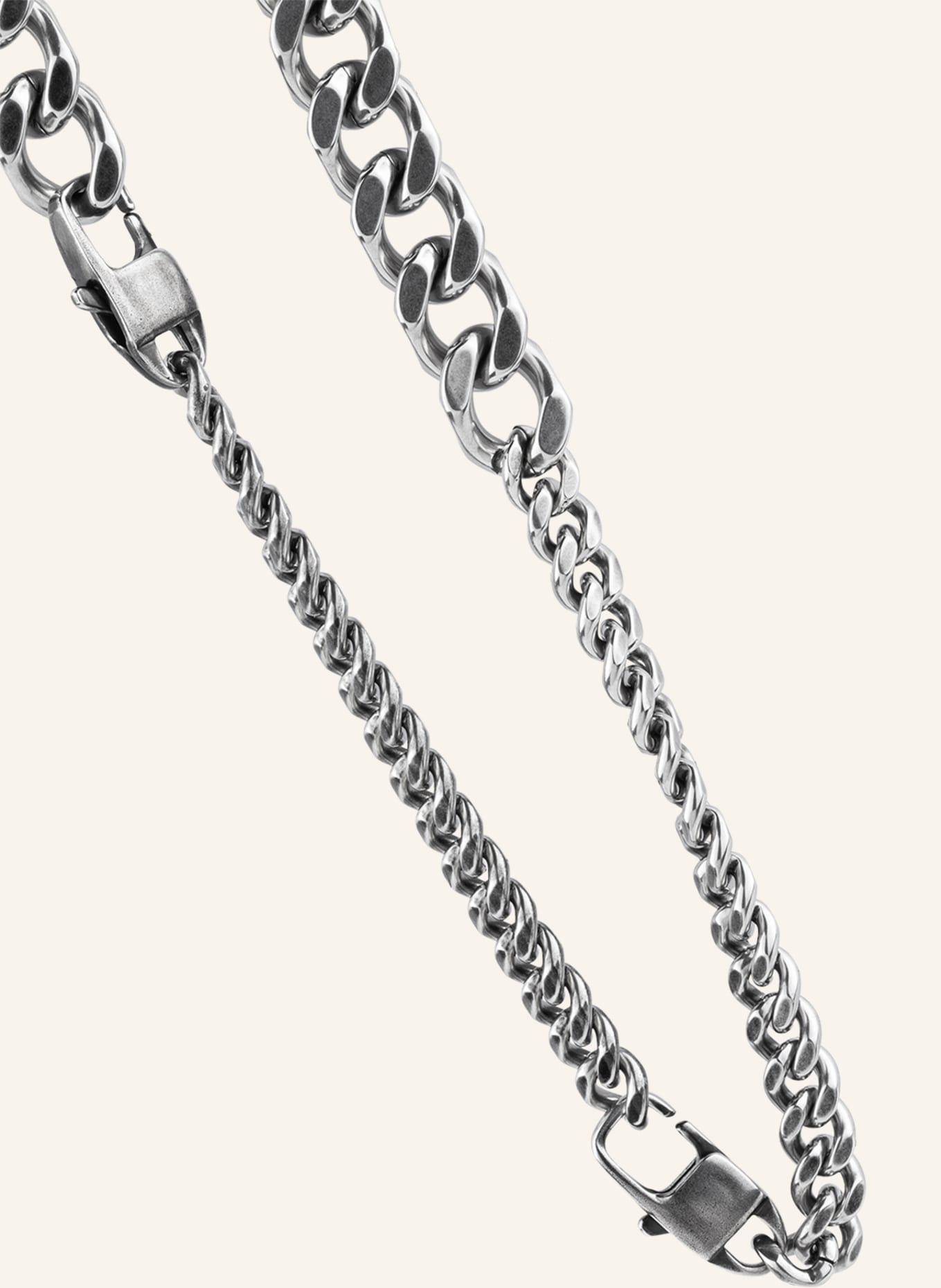 HUGO 2-in-1-Halskette: SILBER