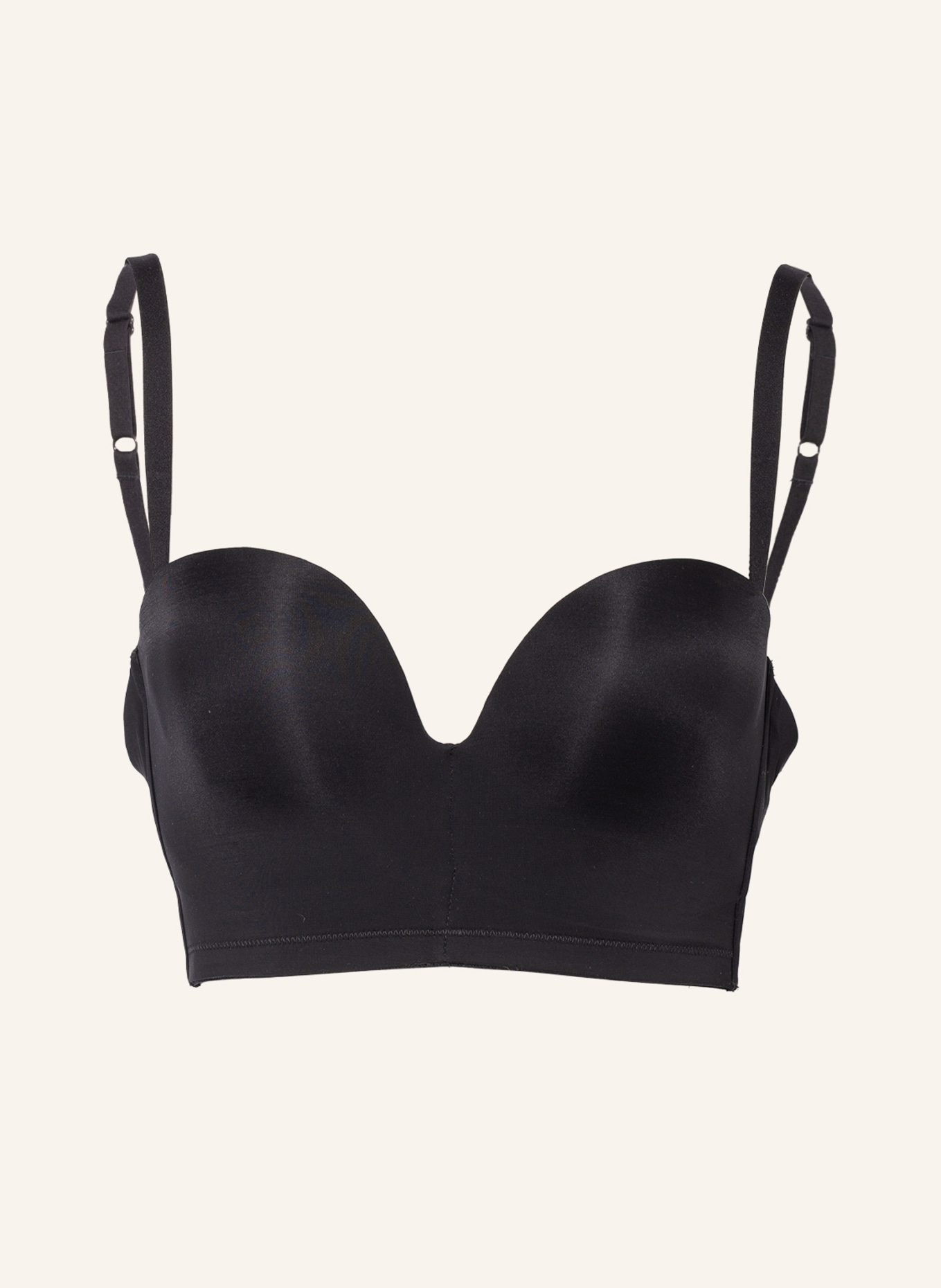 wonderbra Push-up bra ULTIMATE BACKLESS, Color: BLACK (Image 1)