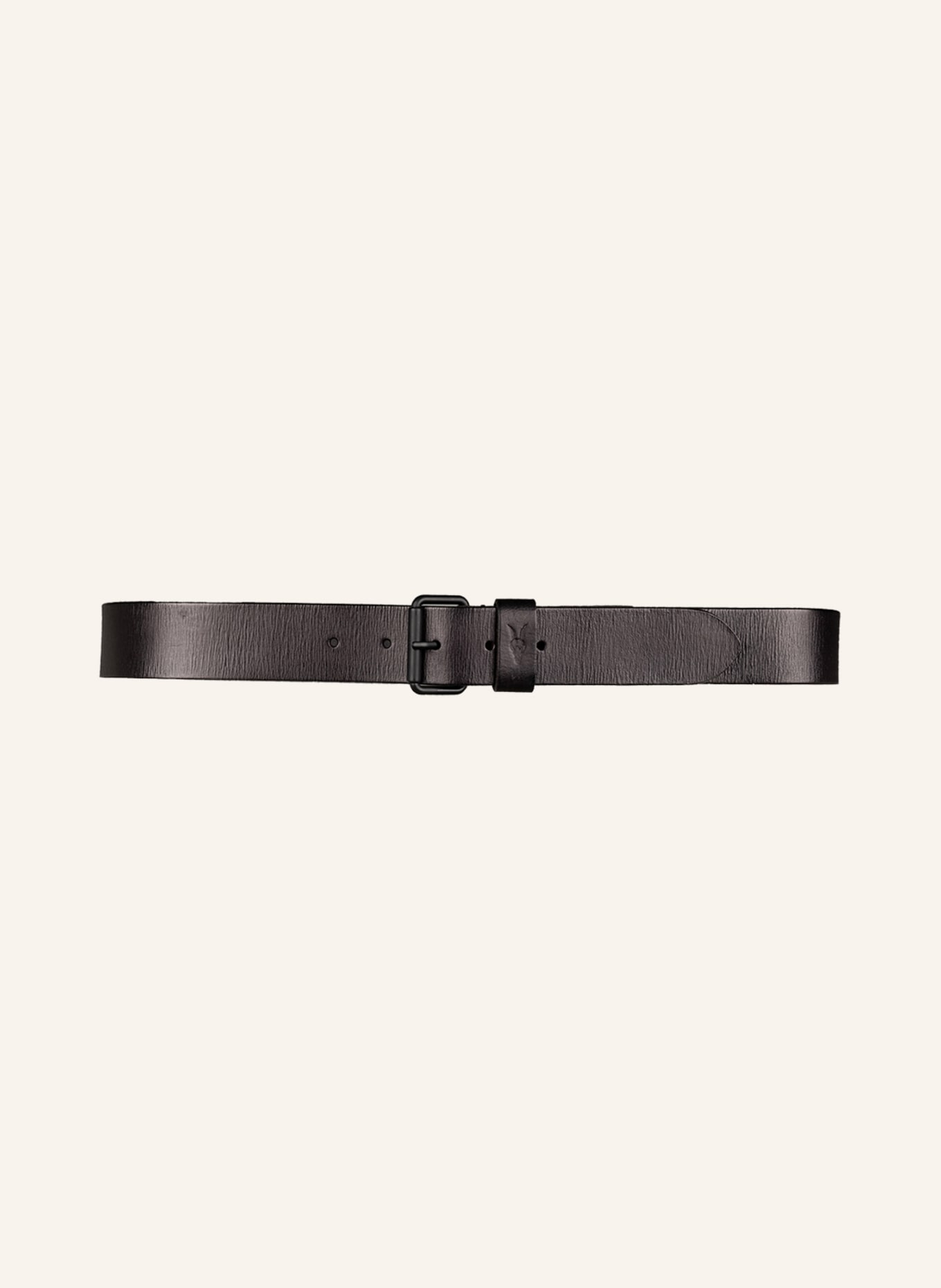 ALLSAINTS Leather belt DUNSTON, Color: BLACK (Image 2)