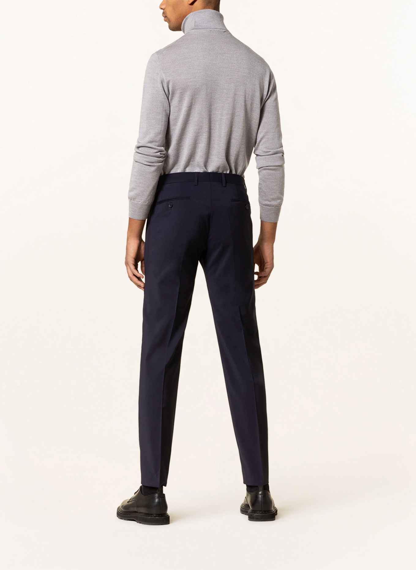 BALDESSARINI Spodnie garniturowe slim fit, Kolor: 6300 NIGHT SKY (Obrazek 4)