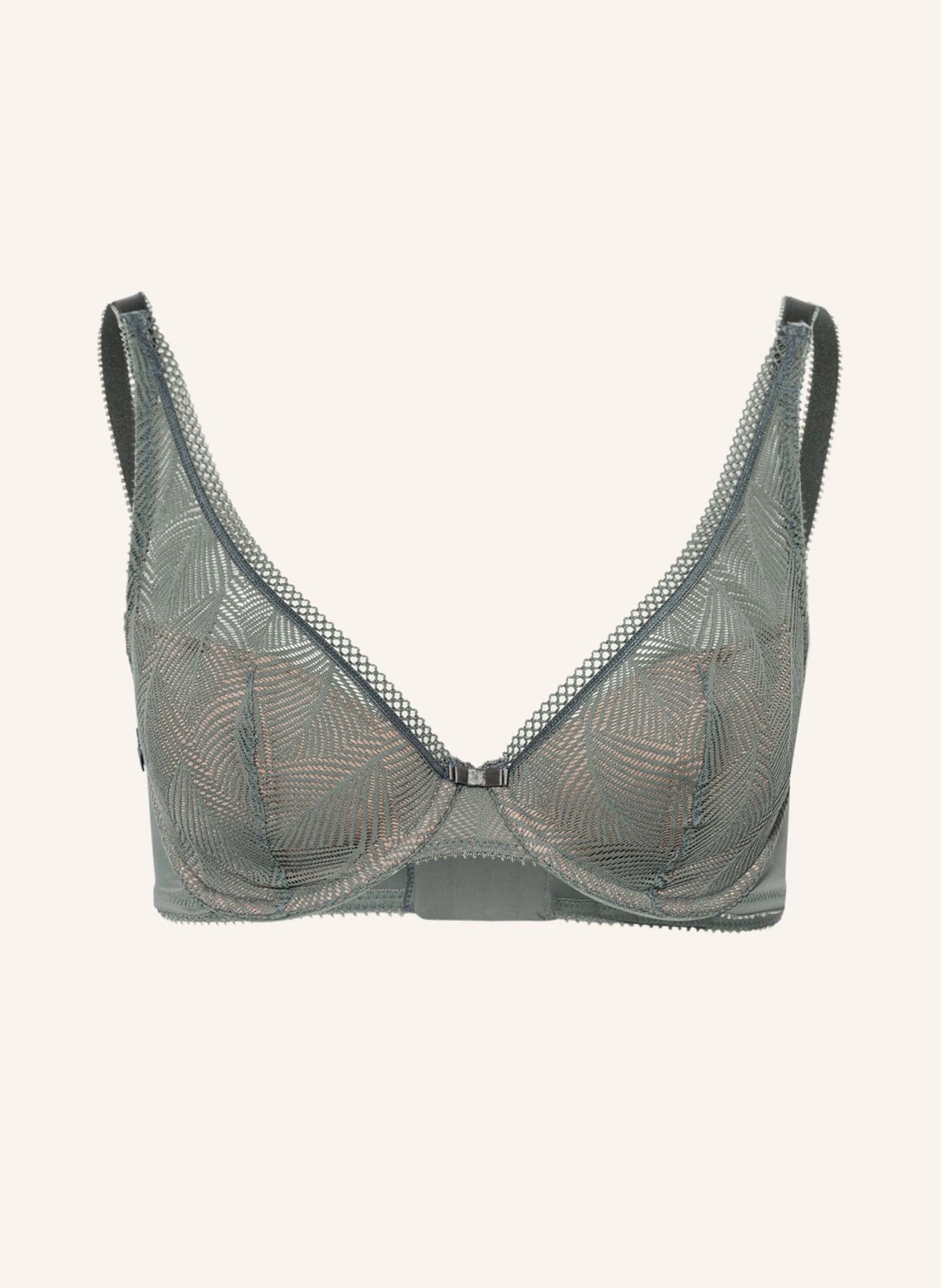 Felina Conturelle Biustonosz z fiszbinami MAGIC GARDEN: OLIWKOWY