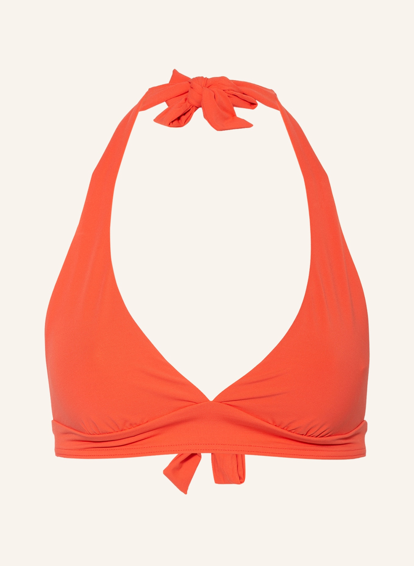 MARYAN MEHLHORN Góra od bikini wiązana na szyi SOFTLINE, Kolor: POMARAŃCZOWY (Obrazek 1)