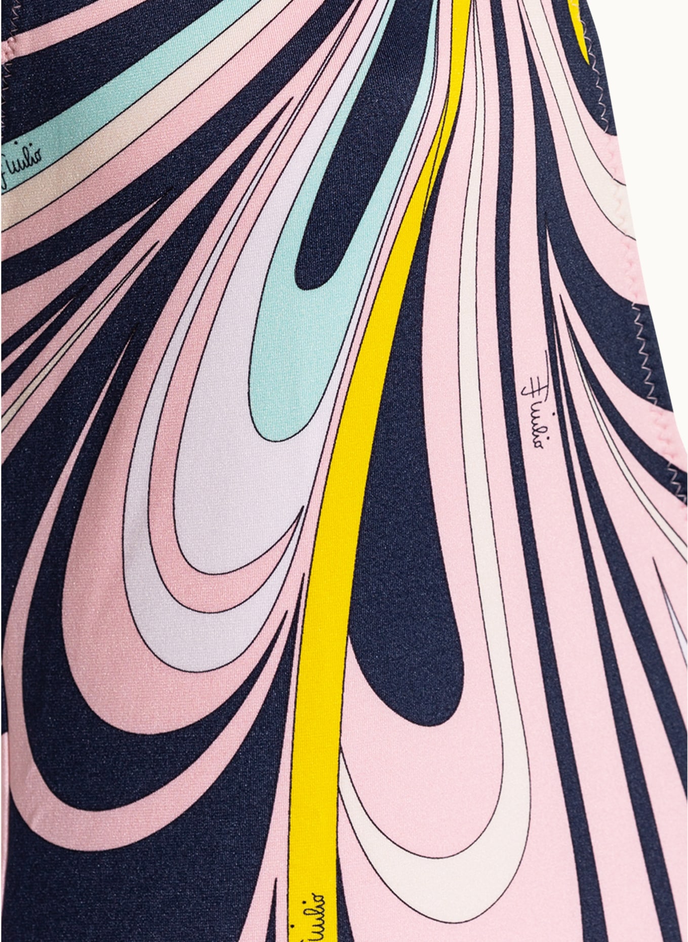 PUCCI Neckholder-Badeanzug, Farbe: HELLROSA/ MINT/ DUNKELBLAU (Bild 4)