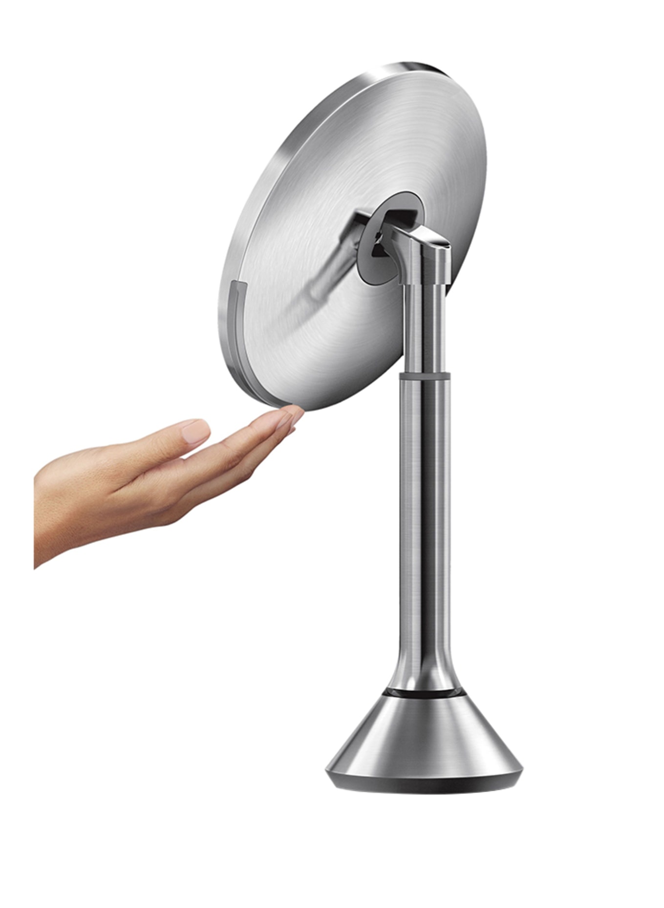 simplehuman LUSTERKO SENSORYCZNE BIAŁE: EDELSTAHL